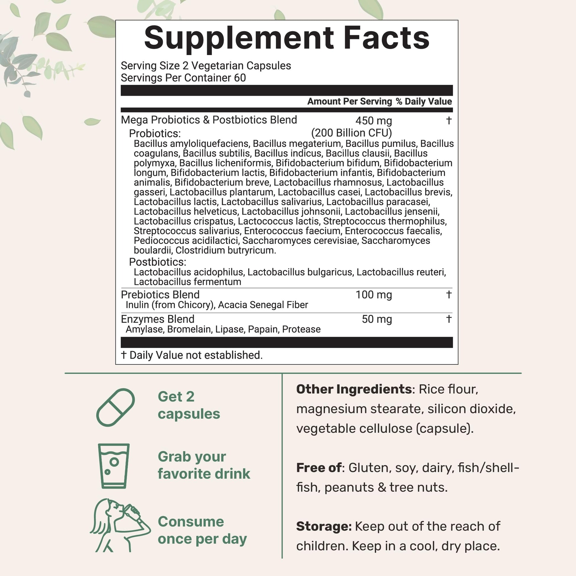 Micro Ingredients Probiotics 200 Billion CFU, 120 Veggie Capsules | Mega Probiotics for Men & Women | 40 Strains with Prebiotics, Postbiotics & Digestive Enzymes | Gut, Immune & Digestive Health Micro IngredientsAu supplements