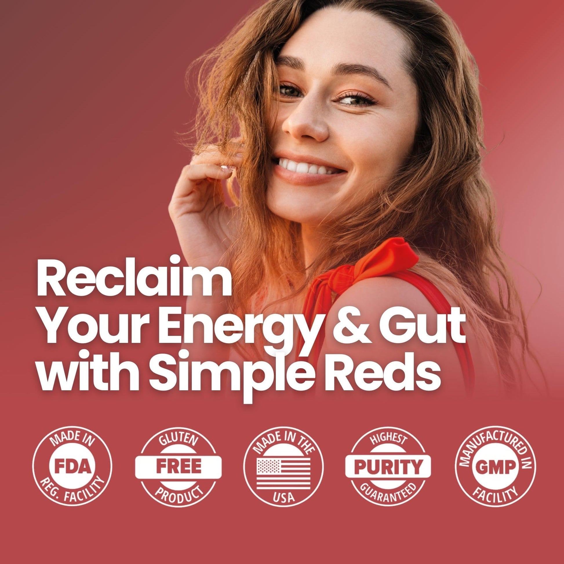 Layer Origin Simple Reds - Organic Red Polyphenols Whole Fruit Powder | Five Real Whole Fruits | 30 Servings Layer OriginAu supplements