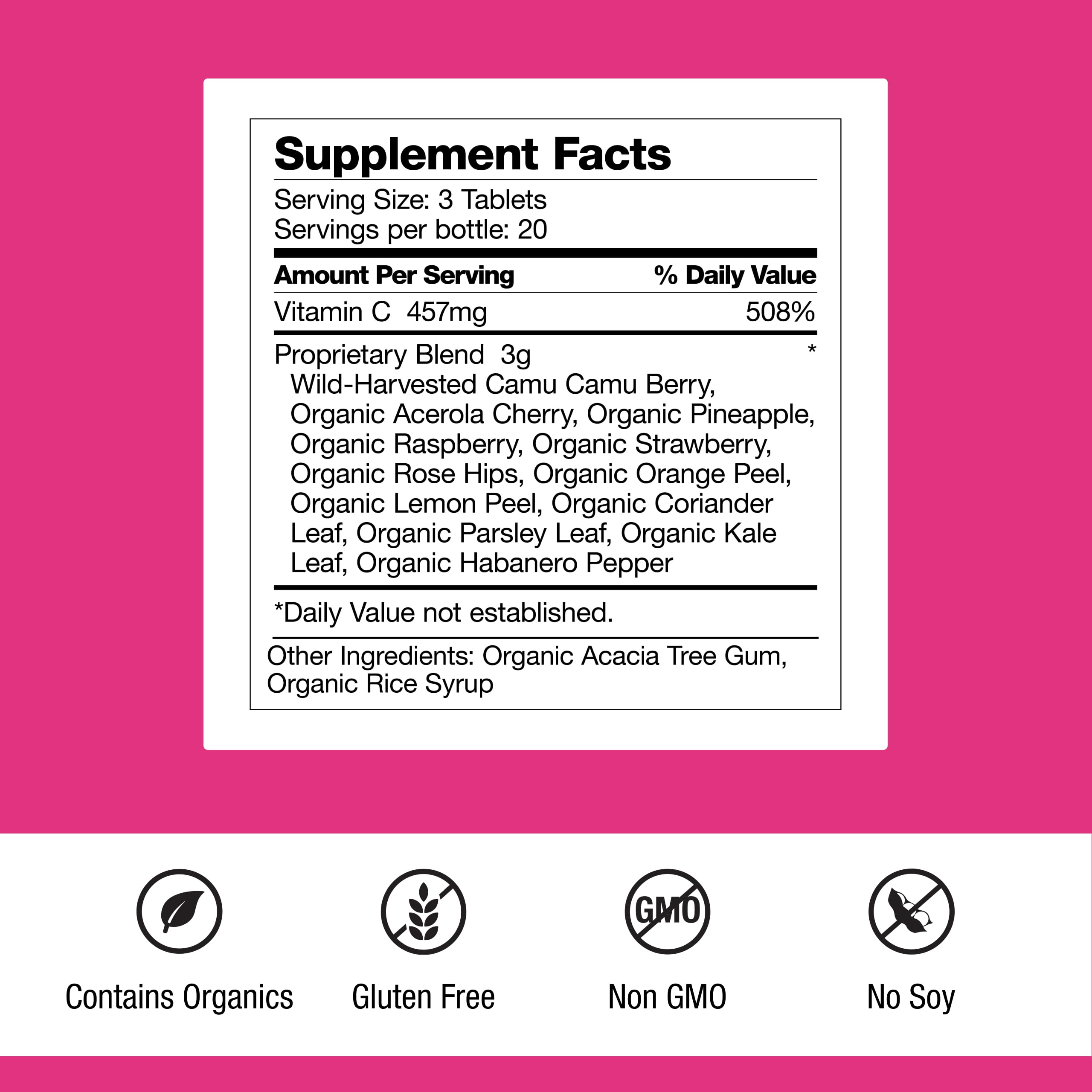 Dr. Schulze's Super-C Plus - Vitamin C Supplement for Immune Support - Skin Health & Antioxidant Support - High-Potency Formula - Plant-Based Superfood - Gluten-Free & Vegan - 60 Count (20 Servings) Dr. Schulze'sAu supplements