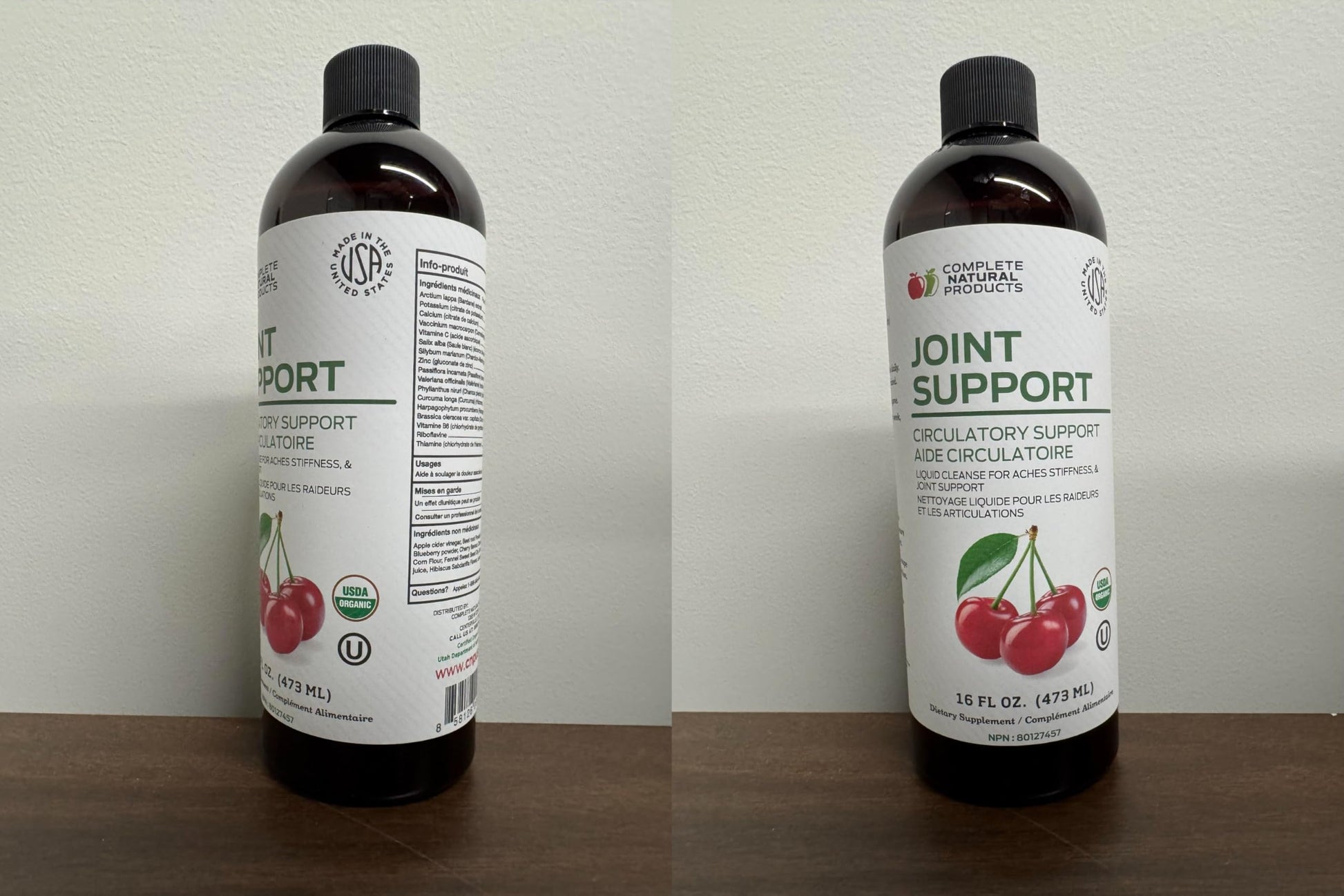 Complete Natural Products Joint Support Complete – 16 Fl Oz Organic Liquid Joint Supplement with Glucosamine Chondroitin MSM – Natural Uric Acid Cleanse & Herbal Joint Health Support for Mobility Complete Natural ProductsAu supplements
