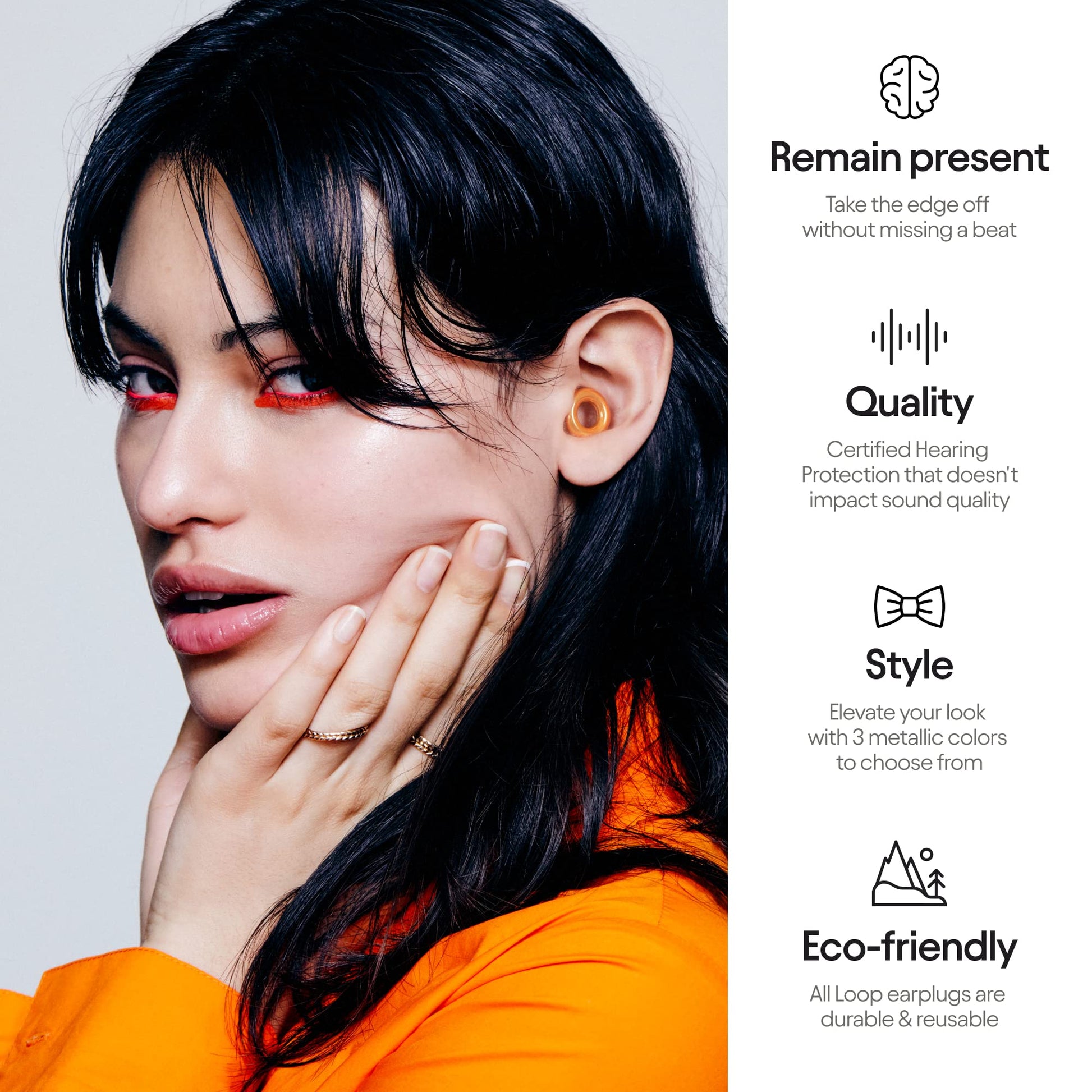 Loop Experience Ear Plugs for Concerts – High Fidelity Hearing Protection LoopAu supplements