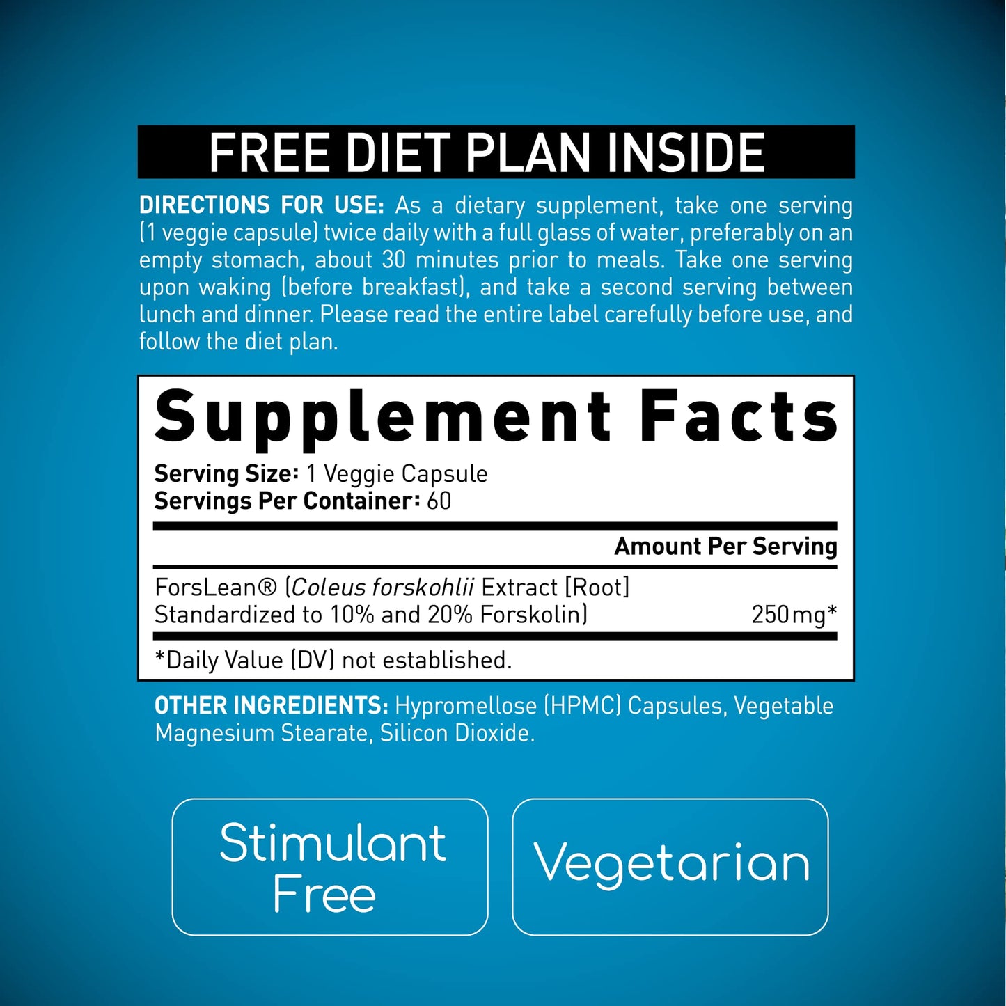 BioGenetic Labs Forskolin Lean & Tone - Weight Loss Pills - Body Toning Formula Fat Burner BioGenetic LaboratoriesUS supplements