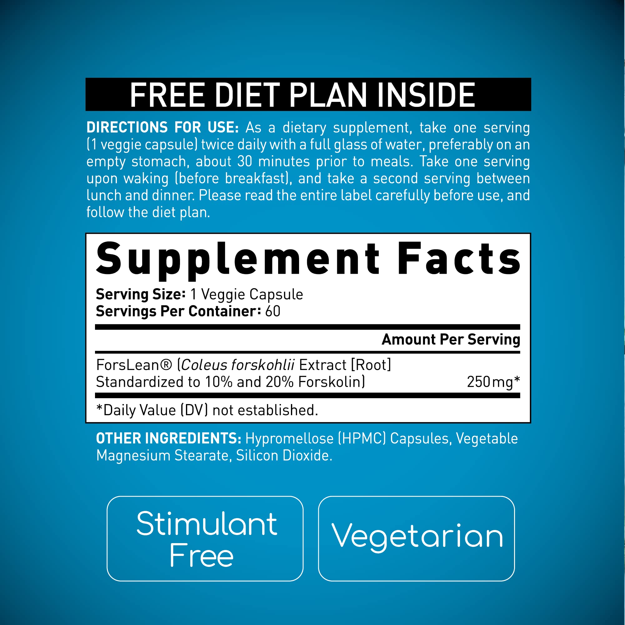 BioGenetic Labs Forskolin Lean & Tone - Weight Loss Pills - Body Toning Formula Fat Burner BioGenetic LaboratoriesAu supplements