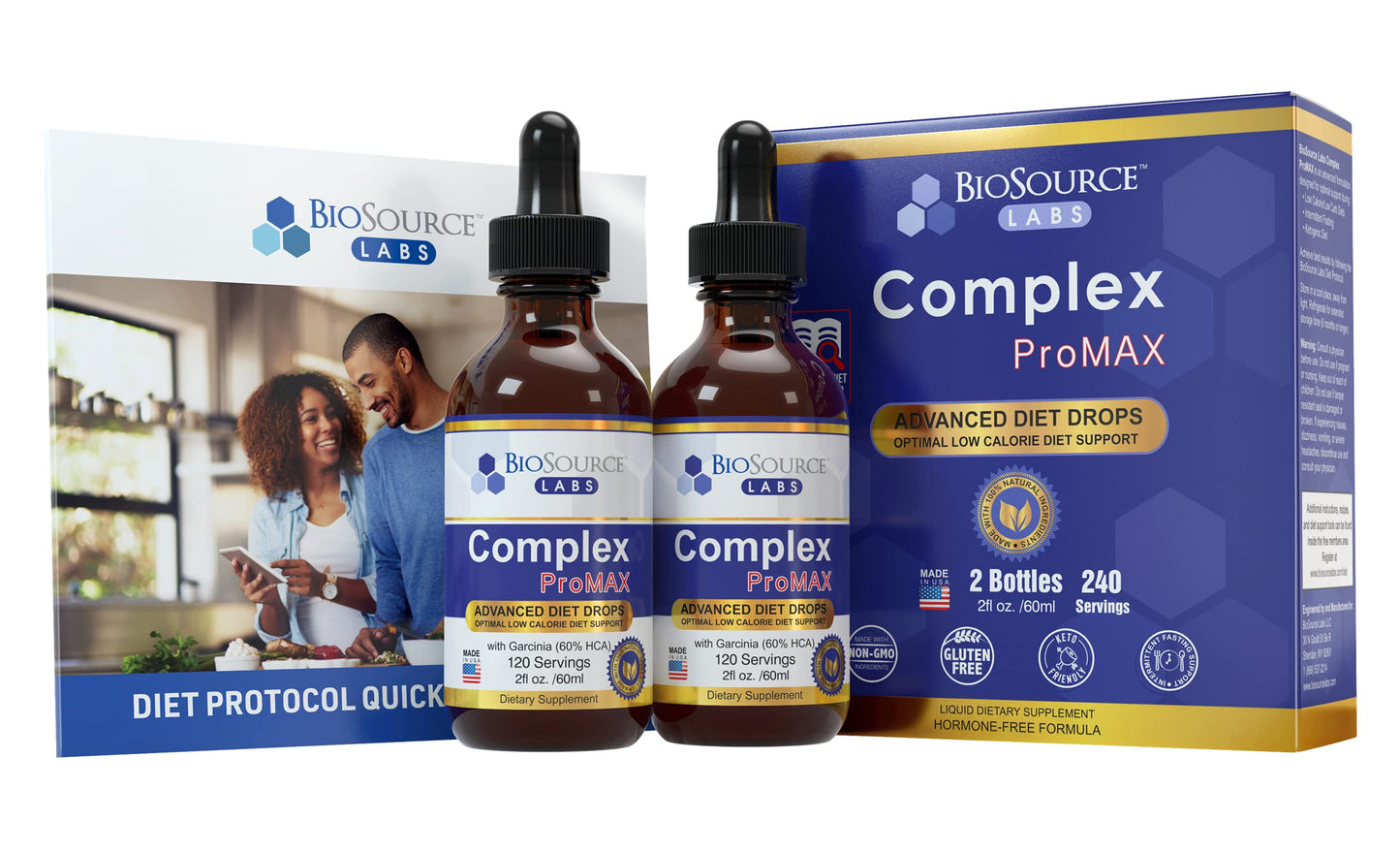 BioSource Labs Complex ProMAX Premium Diet Drops (2 x 2 oz Bottle) BioSource LabsUS supplements