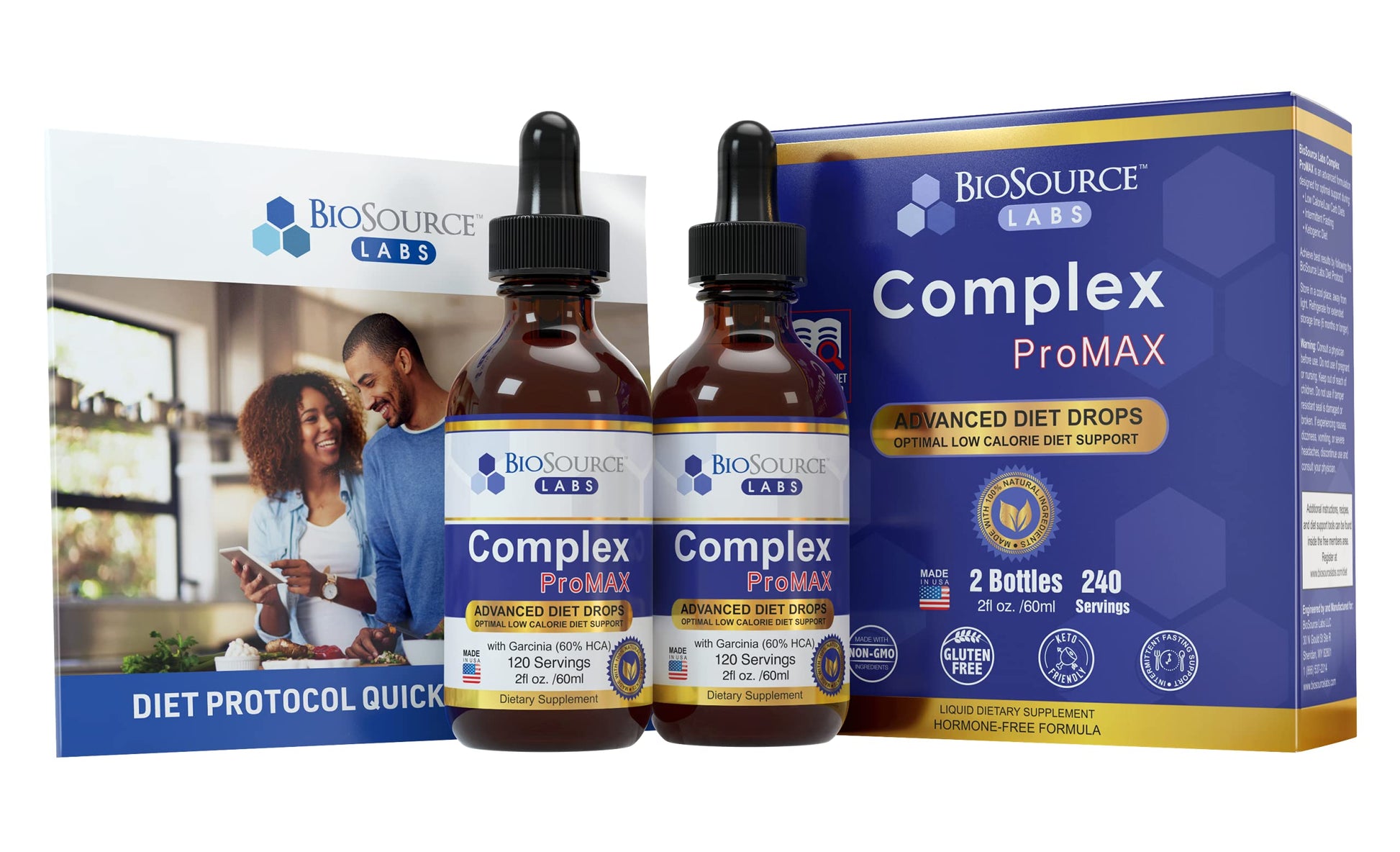 BioSource Labs Complex ProMAX Premium Diet Drops (2 x 2 oz Bottle) BioSource LabsUS supplements