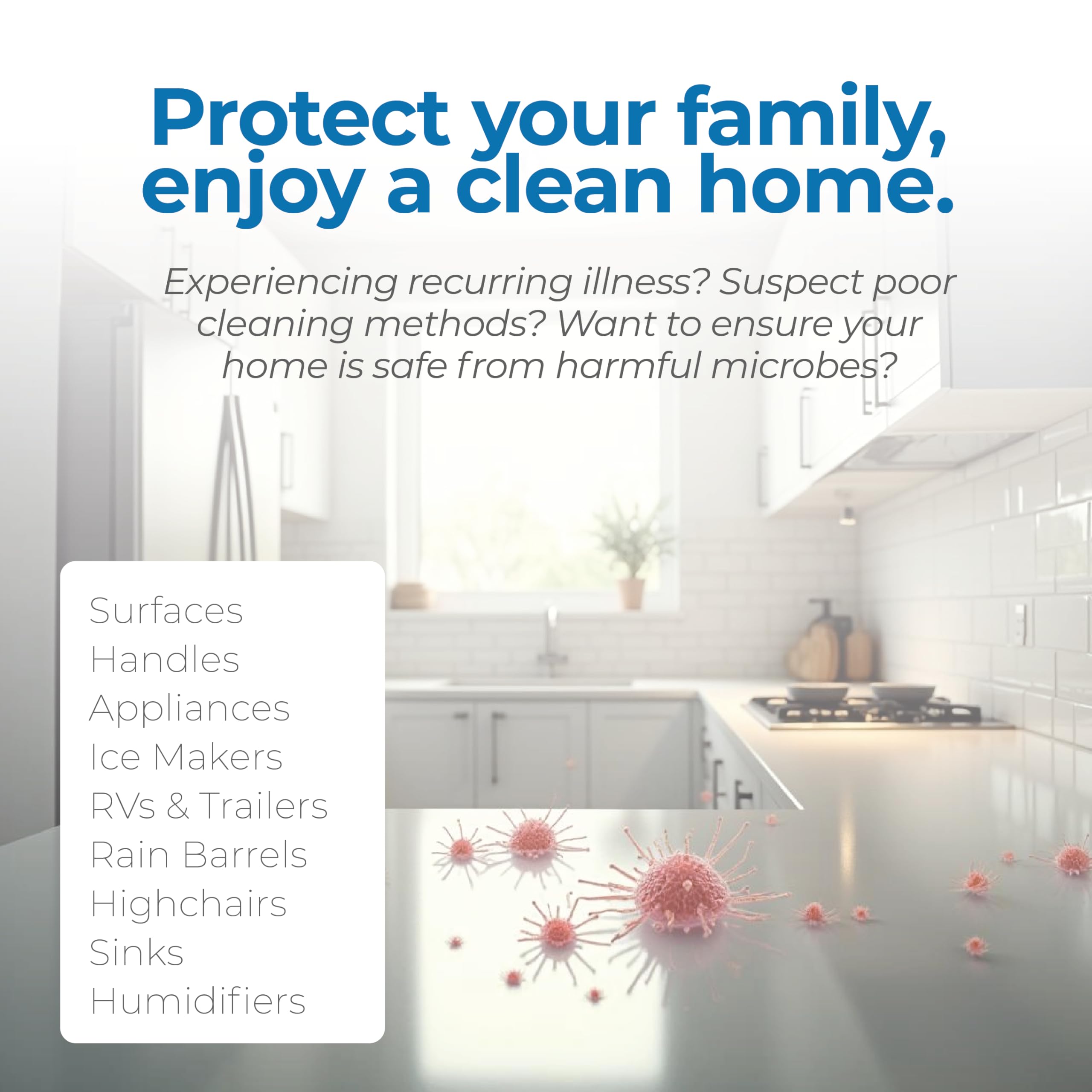 #1 Home, Kitchen, & Appliance Microbial Growth Test Kit – Simple DIY Screening for Bacteria, Mold, & Fungus – Know Your Home is Clean – Made in USA (1 Kit = 4 Bac + 4 Mold Tests) DetektAu supplements