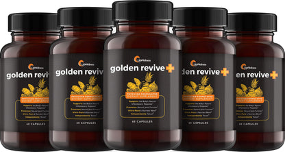 UpWellness Golden Revive + Joint Support with Quercetin, Magnesium, and Turmeric UpWellness Nutrient-Rich LivingUS supplements