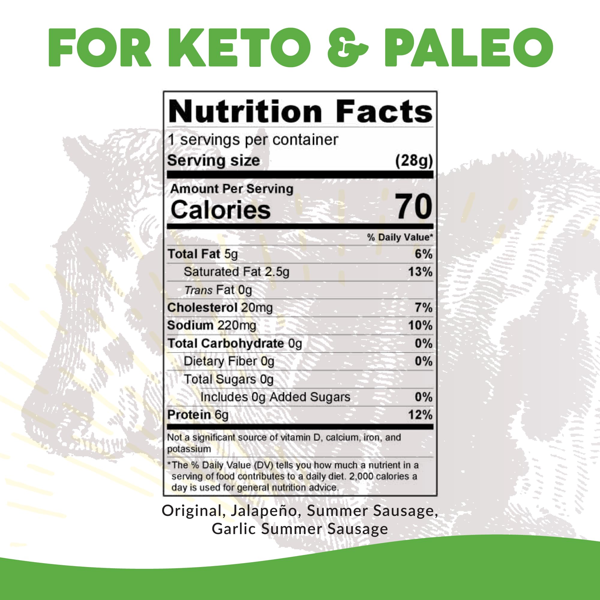 Paleovalley 100% Grass Fed Beef Sticks - Delicious Gluten Free Beef Snack - High Protein Keto Friendly, 40 Count Variety Pack PaleovalleyUS supplements