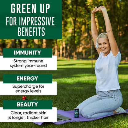 Chlorophyll Capsules 600 mg - Natural Chlorophyll Pills for Women & Men - Highly BioAvailable Alpha FlowUS supplements