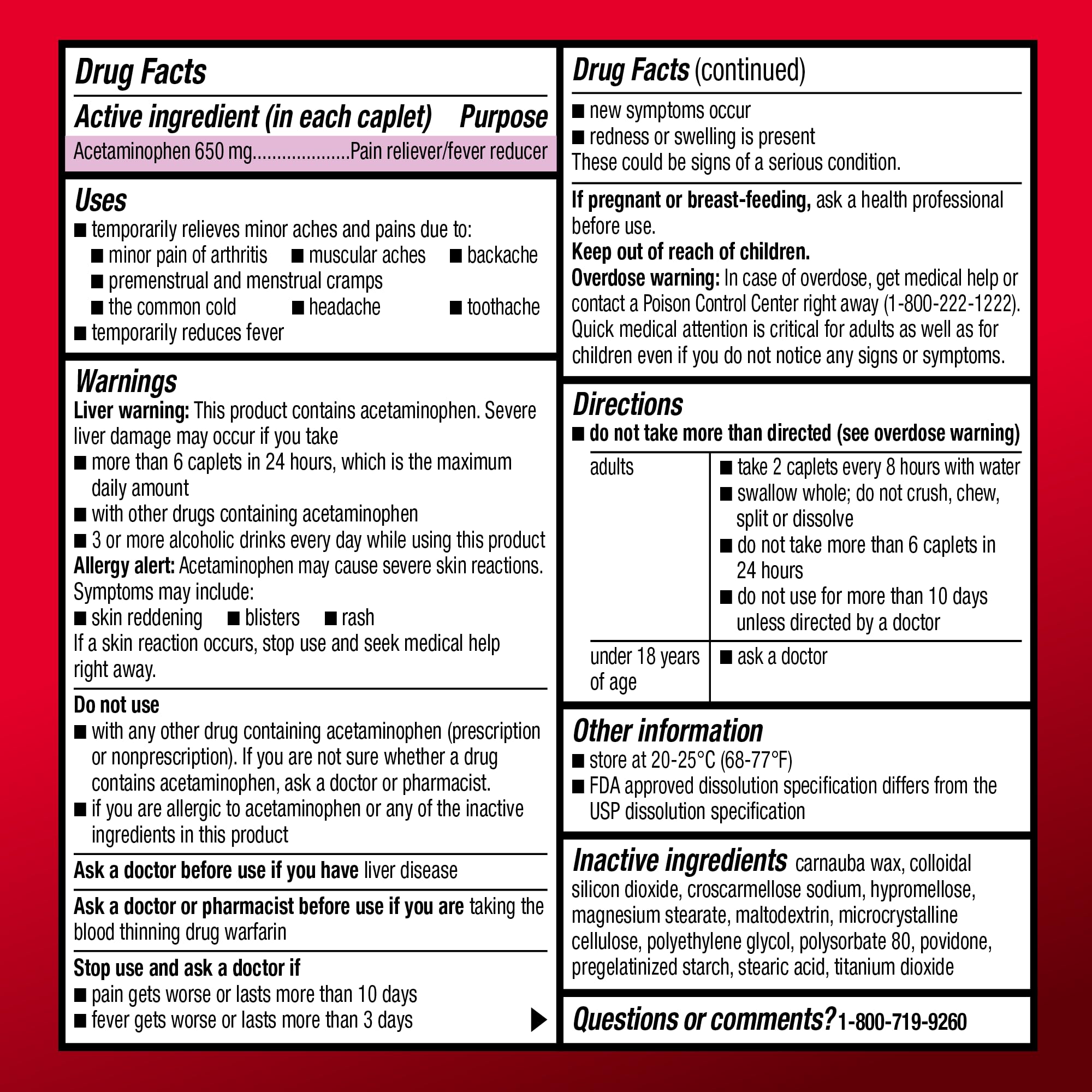 Amazon Basic Care Acetaminophen Extended-Release Tablets, 650 mg, Pain Reliever, Fever Reducer, Arthritis Pain, Headache, Backache, Menstrual Pain, 400 Count Amazon Basic CareAu supplements
