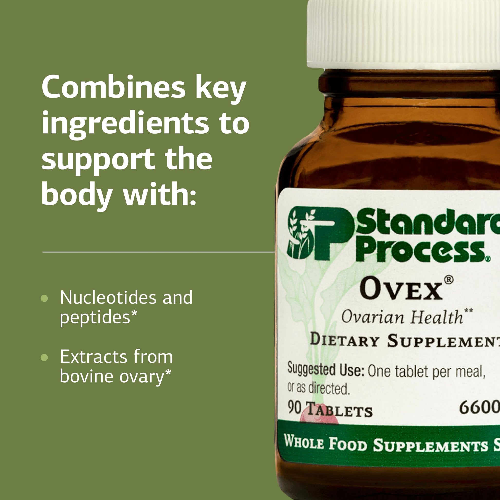 Standard Process Ovex - Daily Whole Food-Based Health Supplement - 90 Tablets (90 Servings) Standard Process Inc.Au supplements
