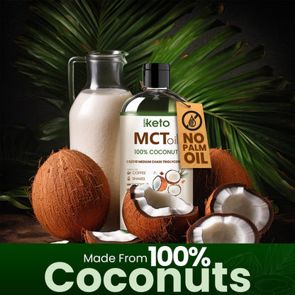 Keppi Flavorless MCT Oil - C8 and C10 for Keto Diet, Non-GMO, Certified Gluten-Free KeppiUS supplements