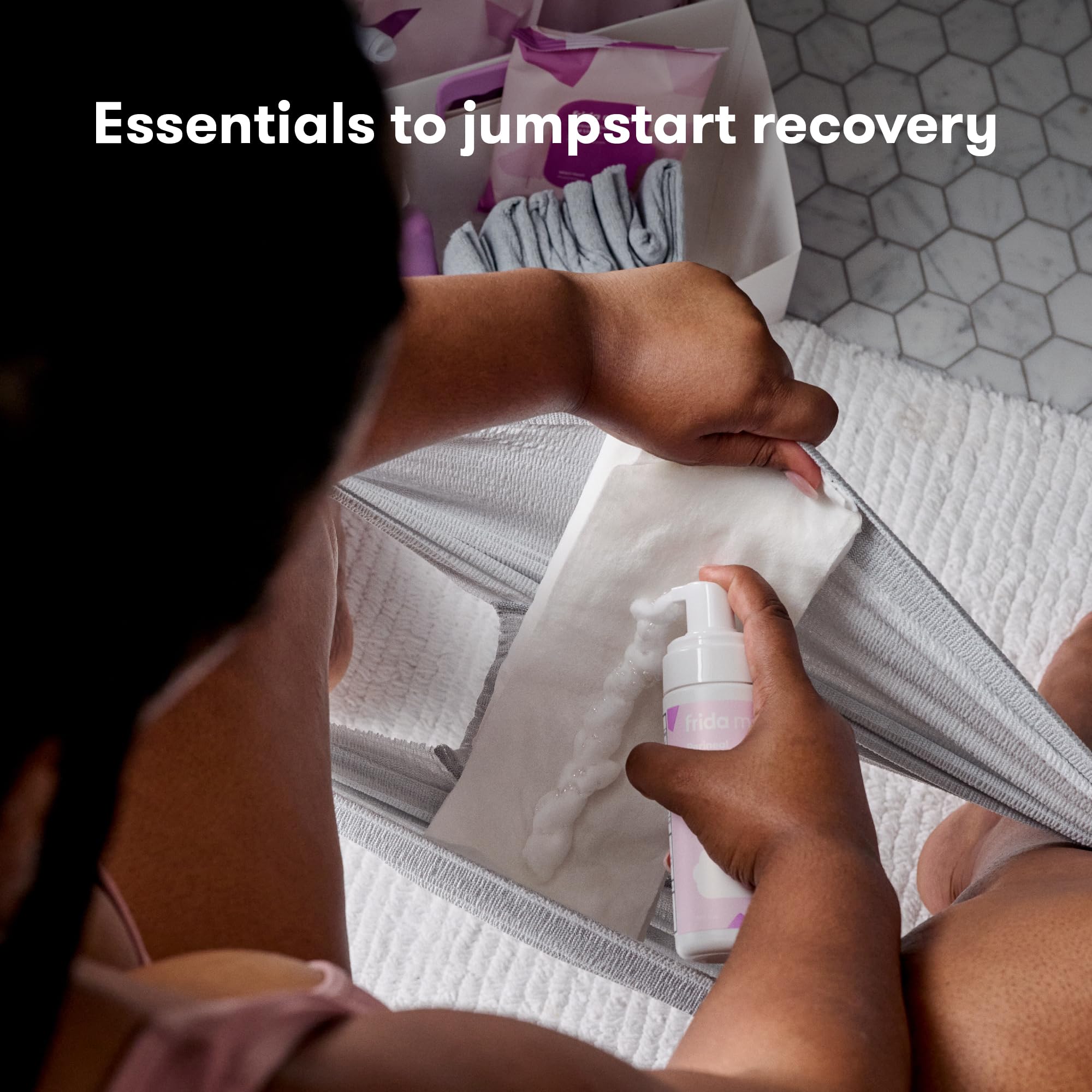 Frida Mom Postpartum Recovery Essentials Kit, New Mom Gifts, Cooling Pad Liners, Ice Maxi Pads Frida MomAu supplements