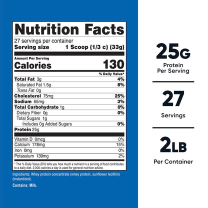 Nutricost Whey Protein Concentrate (Unflavored) 2LBS - Gluten Free & Non-GMO NutricostUS supplements