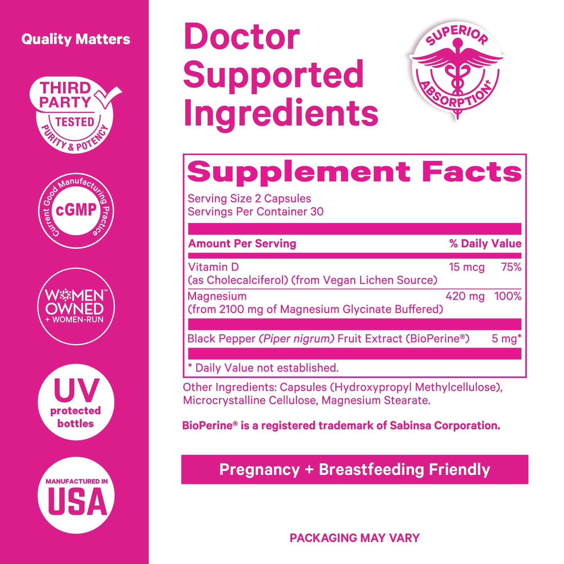 Pink Stork Mood and Stomach Relief Bundle - Magnesium Glycinate and Organic Peppermint Sweets for Morning Sickness and Motion Sickness, Mood Support Pink StorkAu supplements
