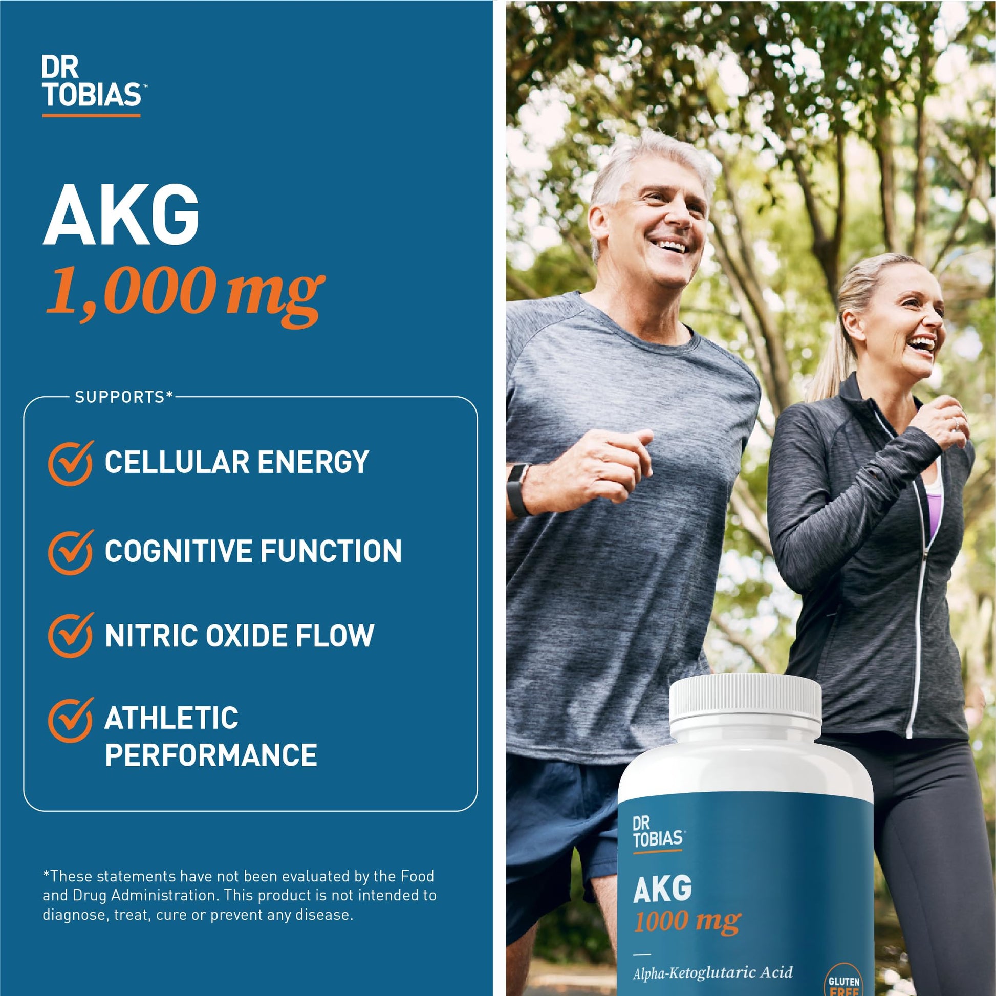 Dr. Tobias AKG Supplement & Joint Support Supplement - Supports Energy, Muscles, Cartilage & Joint Health, Non-GMO Dr. TobiasAu supplements