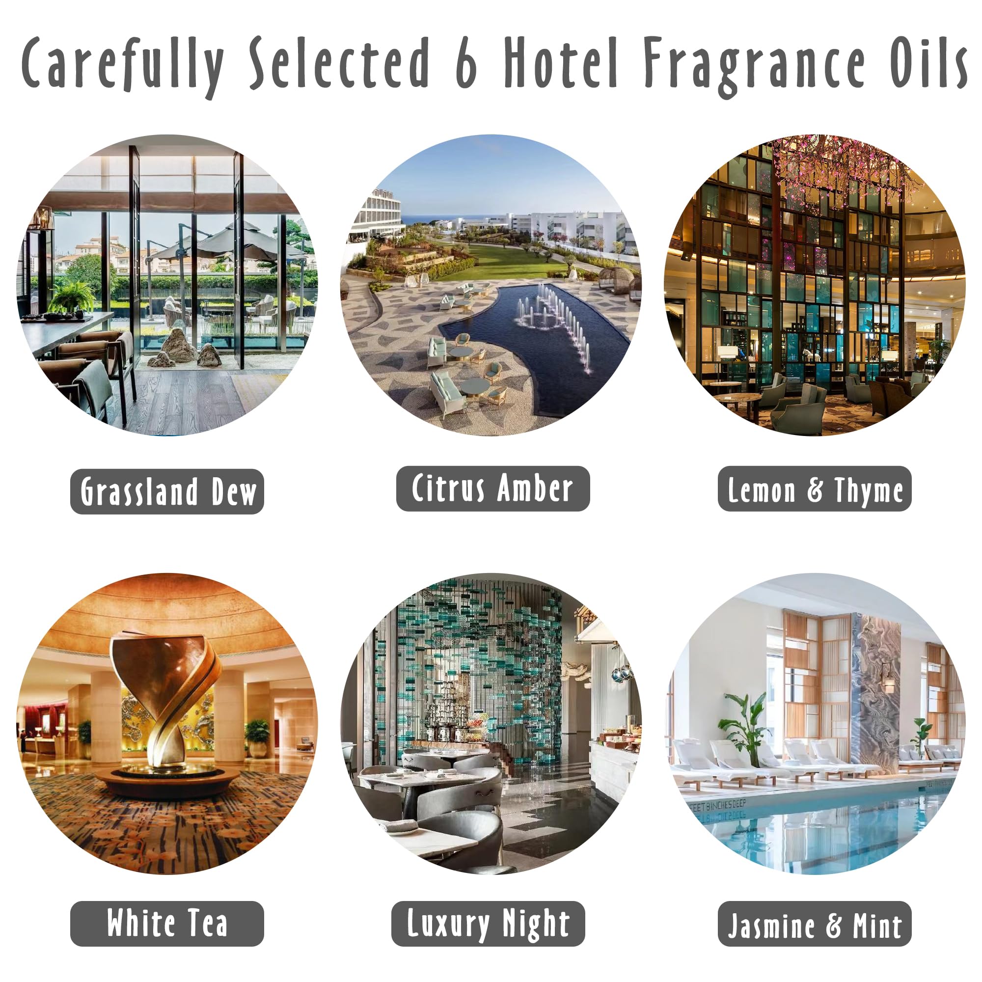 Fragrance Oils, MitFlor Hotel Collection Diffuser Oil for Home, Soap & Candle Making Scents MitFlorAu supplements