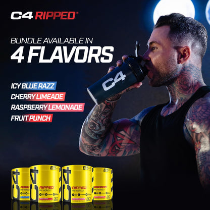 C4 Ripped & SuperHD, The Thermogenic Bundle, C4 Ripped Pre Workout Powder CellucorUS supplements