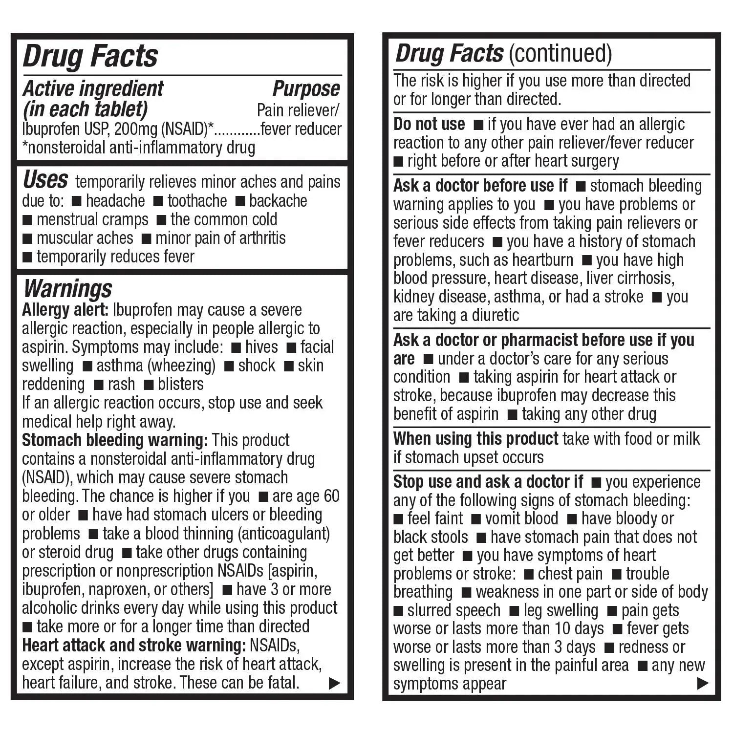 HealthA2Z® Ibuprofen Caplets 200mg | Pain Reliever & Fever Reducer | 24 Packs of 30 Tablets (720 Tablets Total) | Value Pack | NSAID HealthA2ZAu supplements