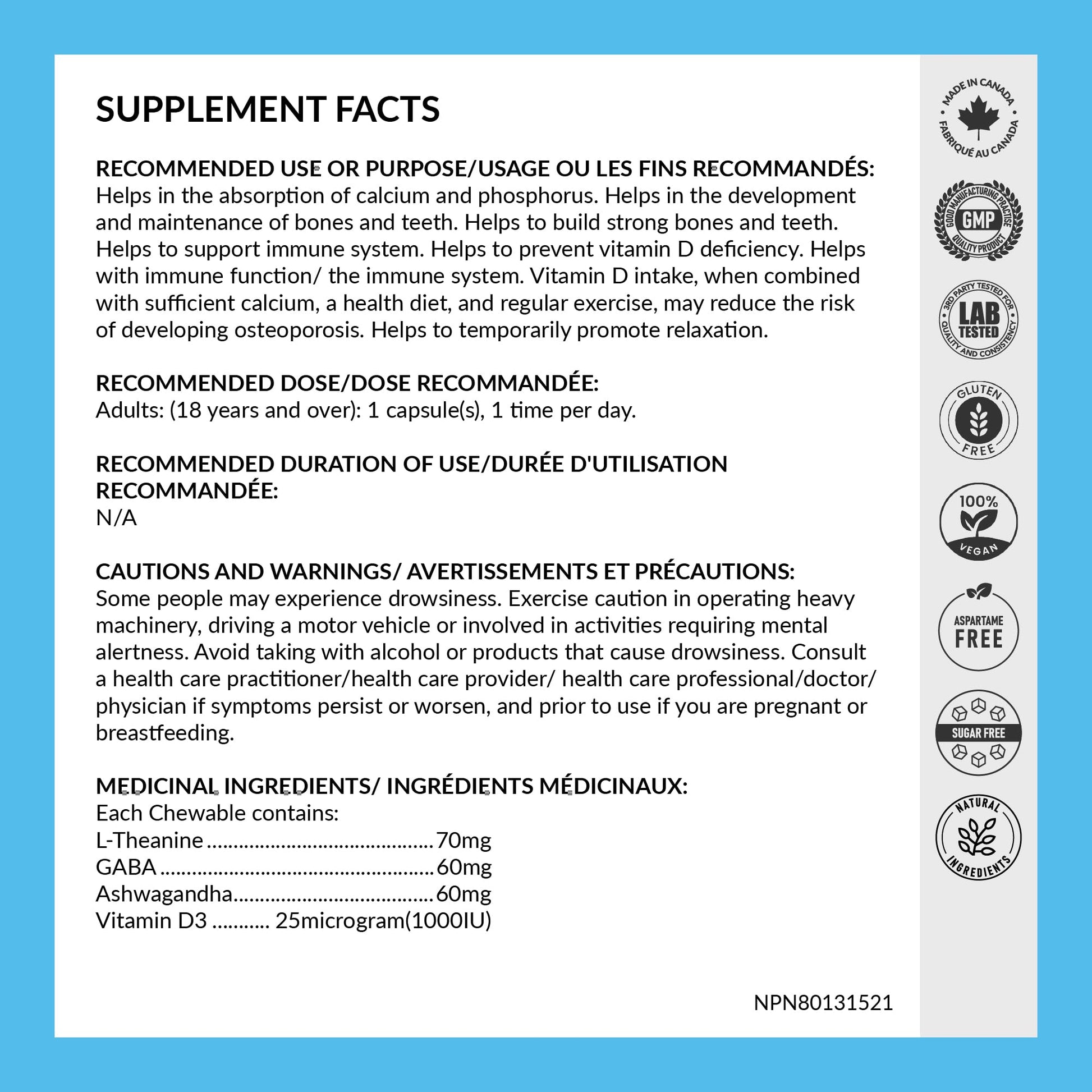 REJUVE+ Calm & Destress Nootropic Supplement – Brain Boost | L-Theanine, GABA, Ashwagandha, Vitamin D | Natural Stress Relief & Relaxation | Sleep Enhancer | Mood Enhancer | Honey Vanilla Flavor (1) REJUVE+Au supplements