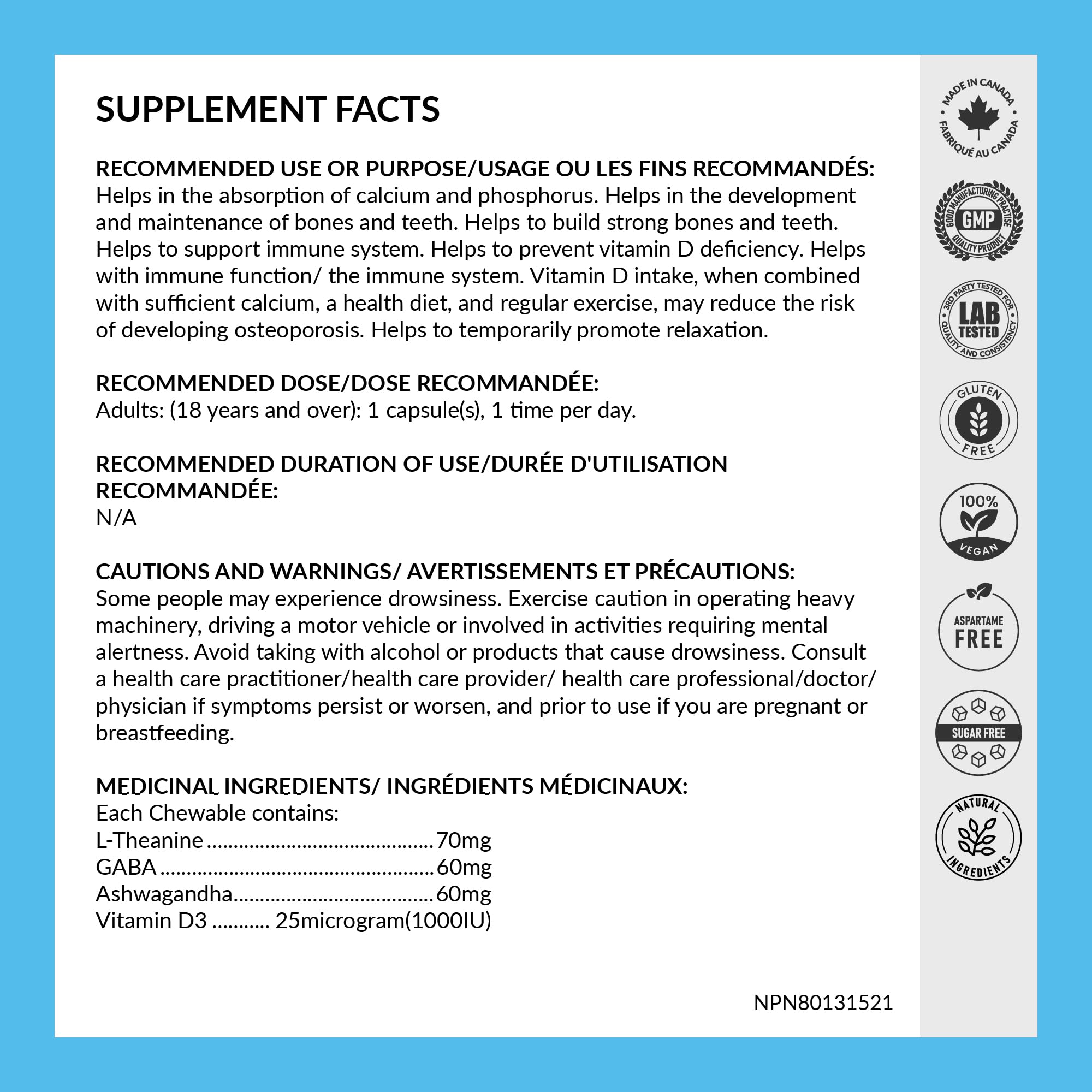 REJUVE+ Calm & Destress Nootropic Supplement – Brain Boost | L-Theanine, GABA, Ashwagandha, Vitamin D | Natural Stress Relief & Relaxation | Sleep Enhancer | Mood Enhancer | Honey Vanilla Flavor (1) REJUVE+Au supplements