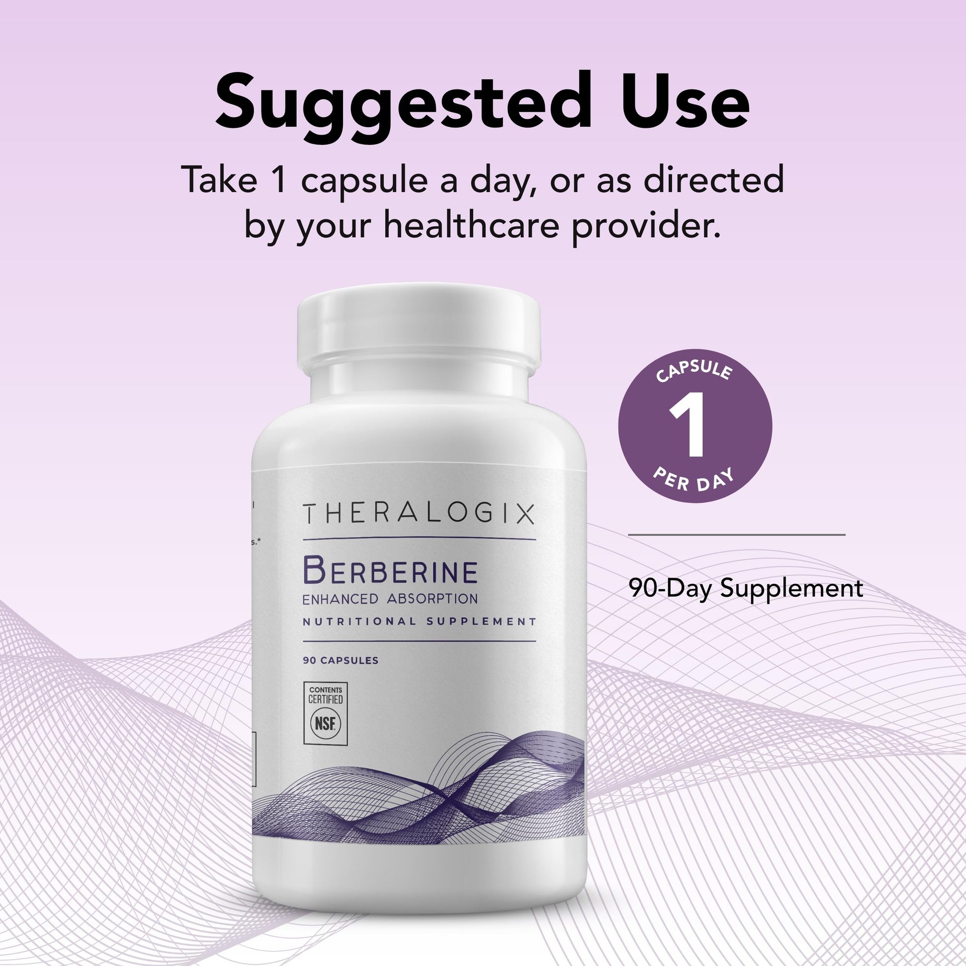 Theralogix Berberine Enhanced Absorption - 90-Day Supply - Made with Berberine TheralogixUS supplements