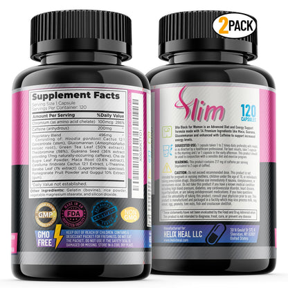 Appetite Suppressant for Women - Weight Loss Pills for Bloating Relief & Carb Blocker Helix HealUS supplements