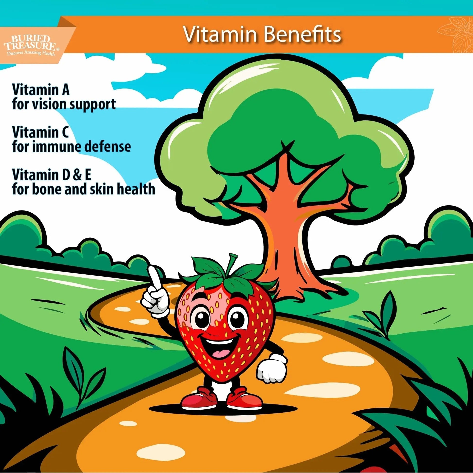 Buried Treasure Children's Daily Multi Liquid Multivitamin & Minerals Nutritional Dietary Vegan Supplement for Kids No Artificial Ingredients Buried TreasureAu supplements