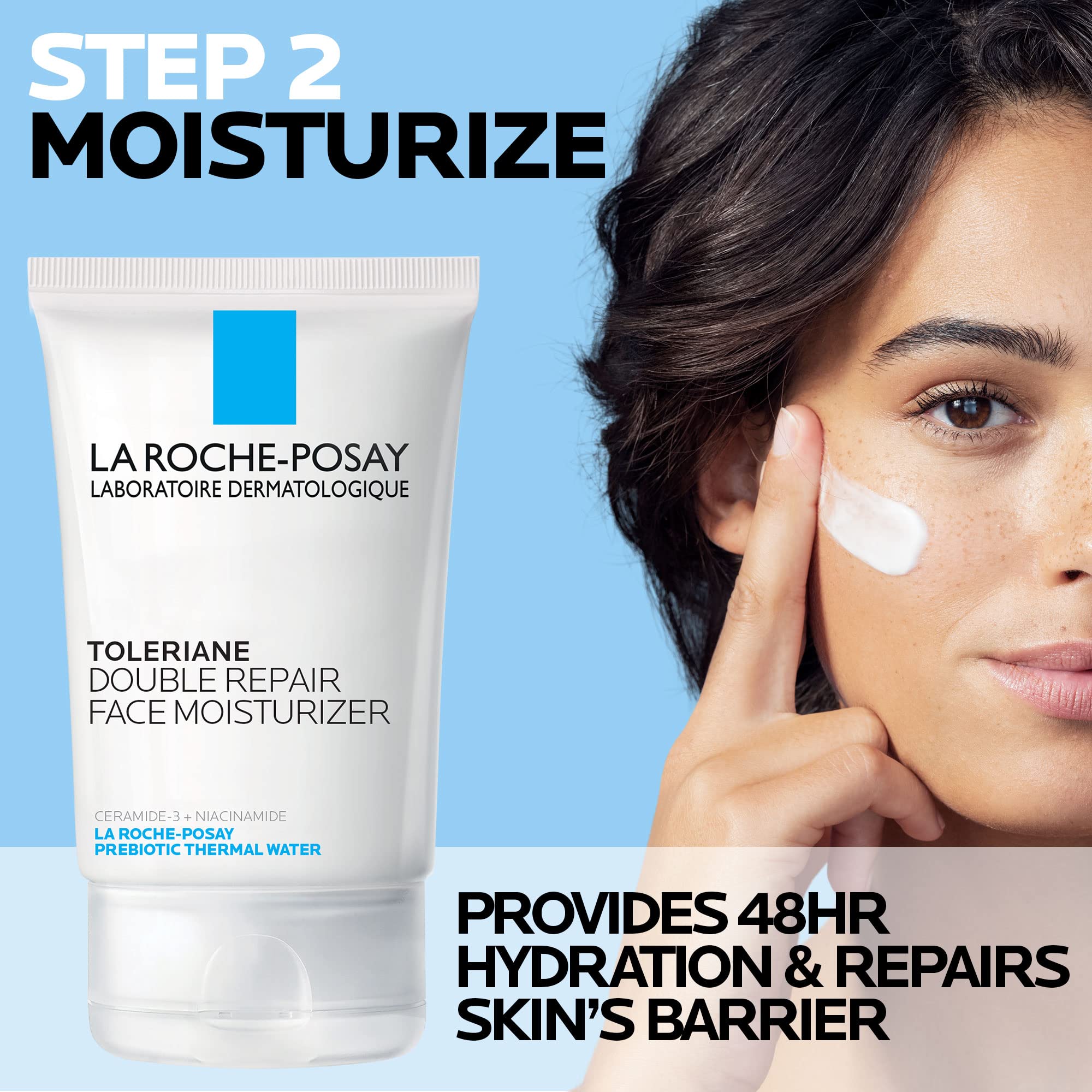 La Roche-Posay Toleraine Skin Care Set | Double Repair Face Moisturizer La Roche-PosayUS supplements