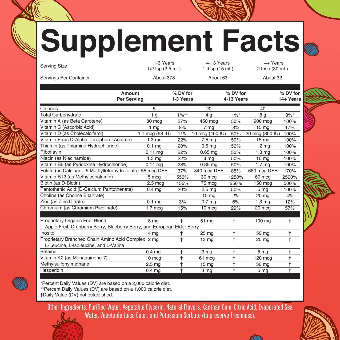 MaryRuth Organics Liquid Morning Multivitamin Essentials+ | Vitamin A C D E B6 B12 Biotin Zinc, Mens Womens Multivitamin, Immune Support, Beauty | Sugar Free | Vitamins for Ages 1+ | Vegan | 32 Fl Oz MARYRUTH'SUS supplements