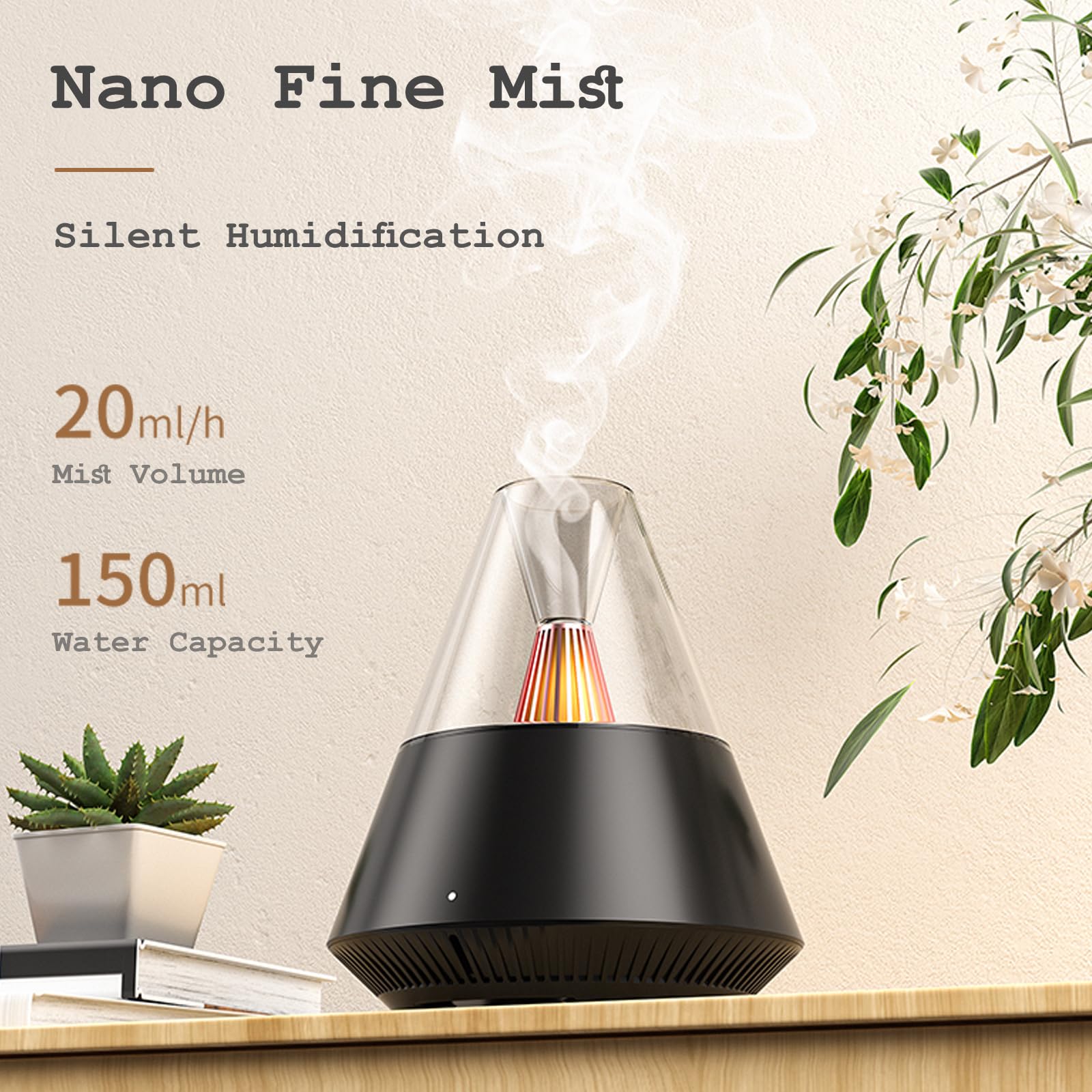 TriPro Essential Oils Aroma Diffuser,Portable Humidifier with Cool Mist and Warm Light Effect,Remote Control TriProCAu supplements
