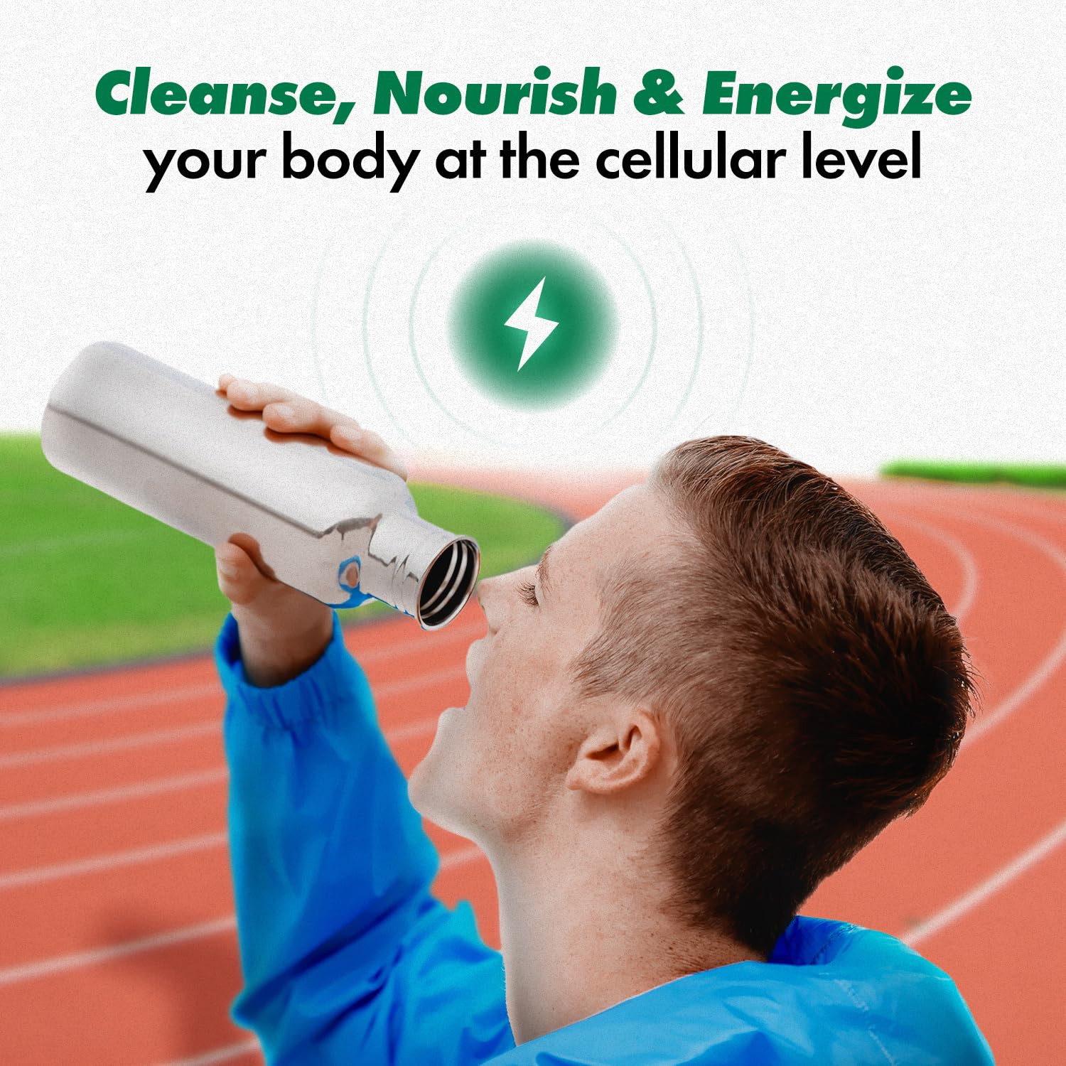 Cell Power® Oxygen Drops (1oz) - Liquid Oxygen Dietary Supplement Enriched with Beets, Grapes, and Vegetable Protein - Liquid Oxygen Drops for Wellness CELL POWERAu supplements