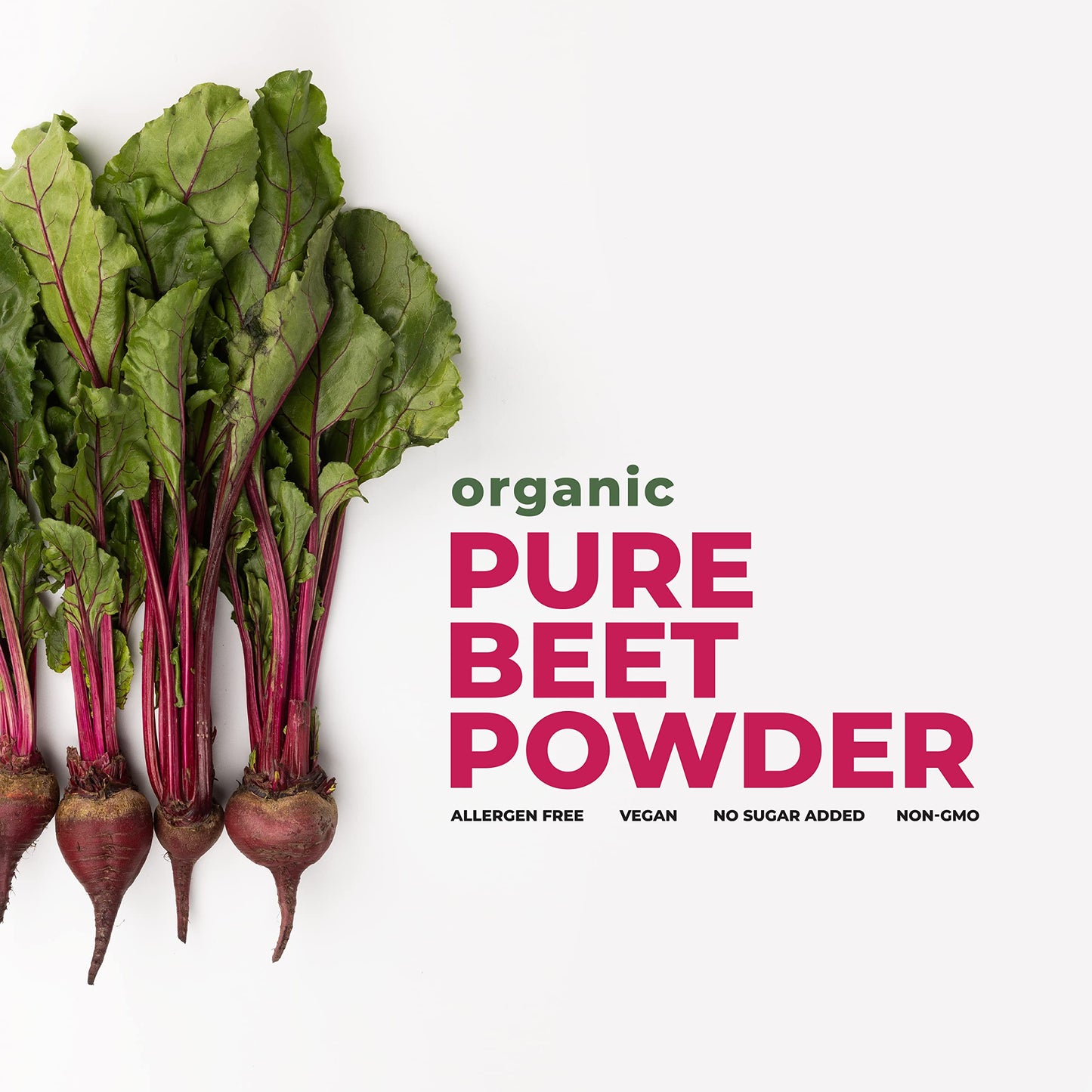 Nations Nutrition Pure Beet Root Powder Organic - Nitric Oxide Circulation Superfood Nations NutritionUS supplements