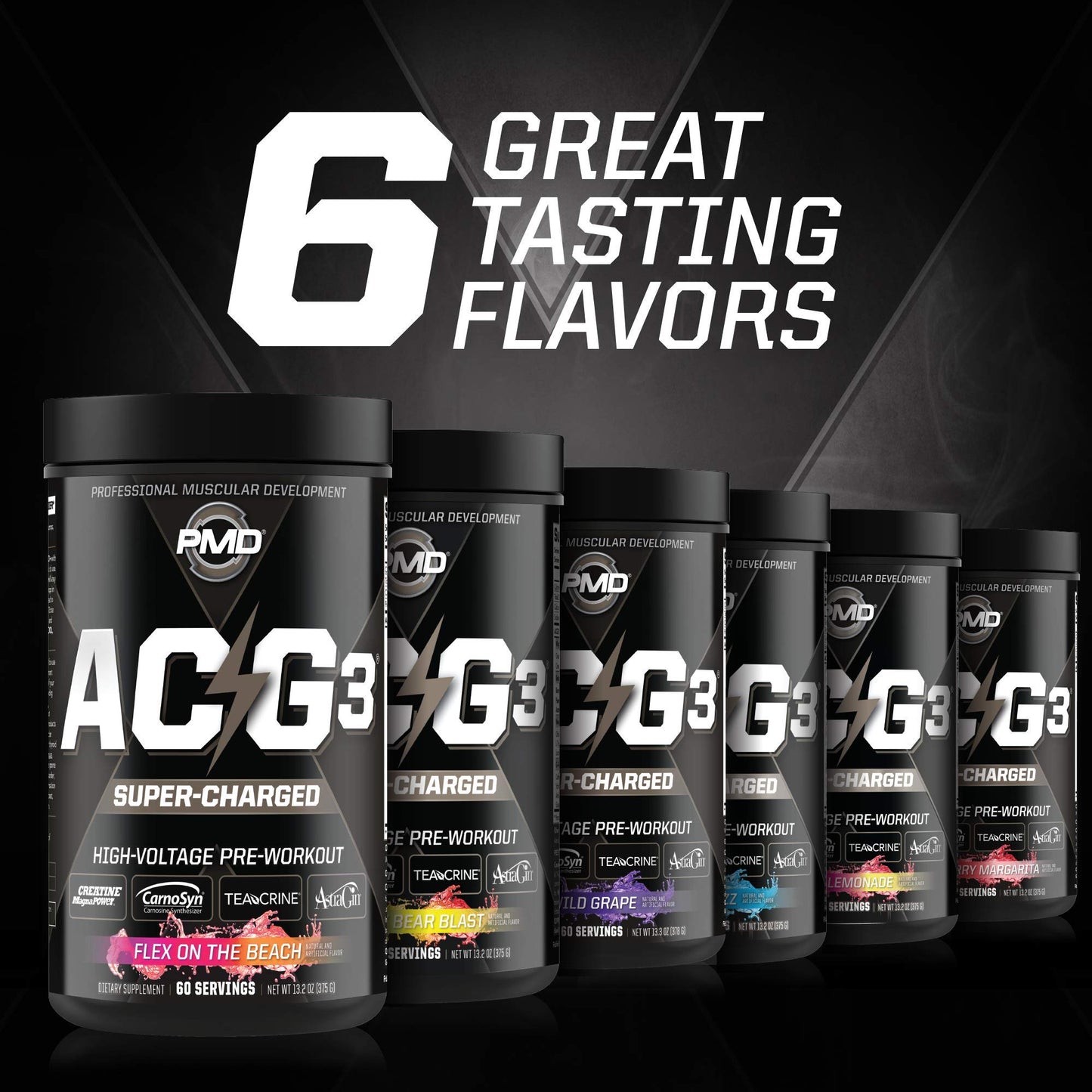 PMD Sports ACG3 Supercharged - Pre Workout - Powerful Strength, High Energy, Maximize PMDUS supplements