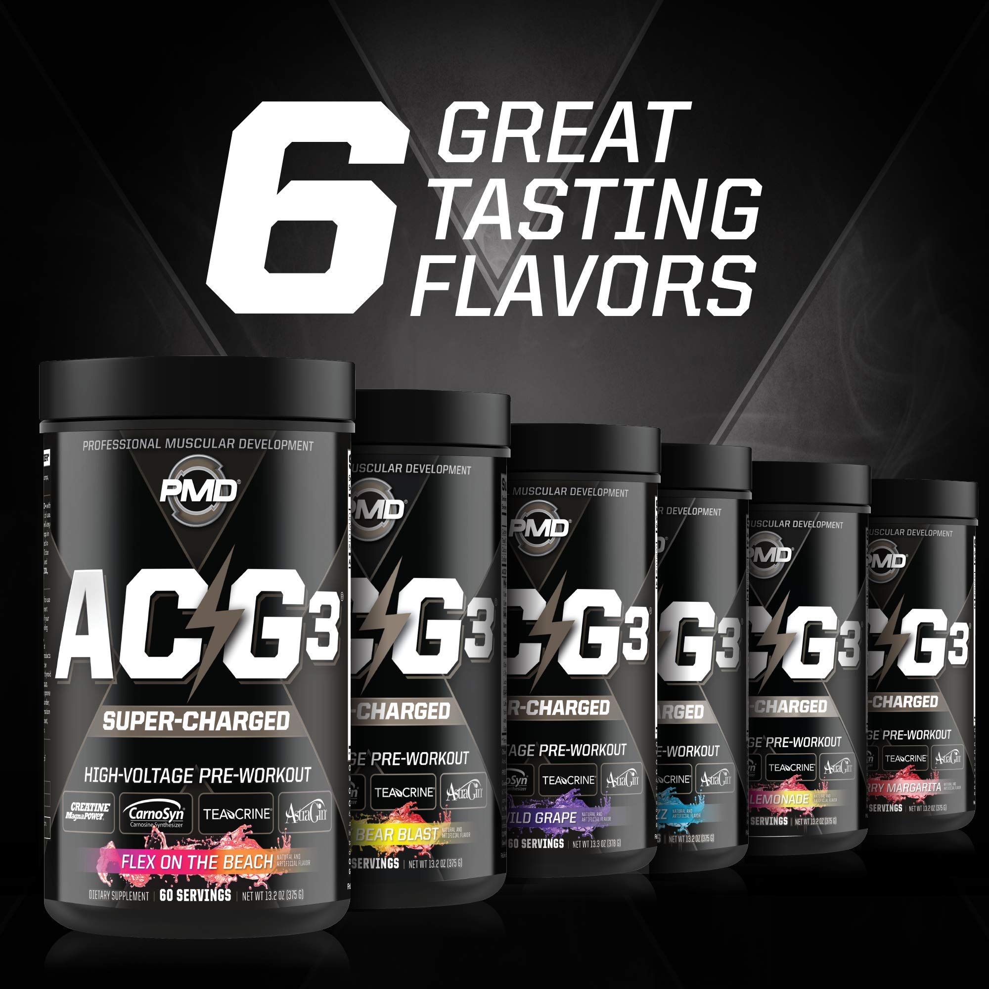 PMD Sports ACG3 Supercharged - Pre Workout - Powerful Strength, High Energy, Maximize PMDAu supplements