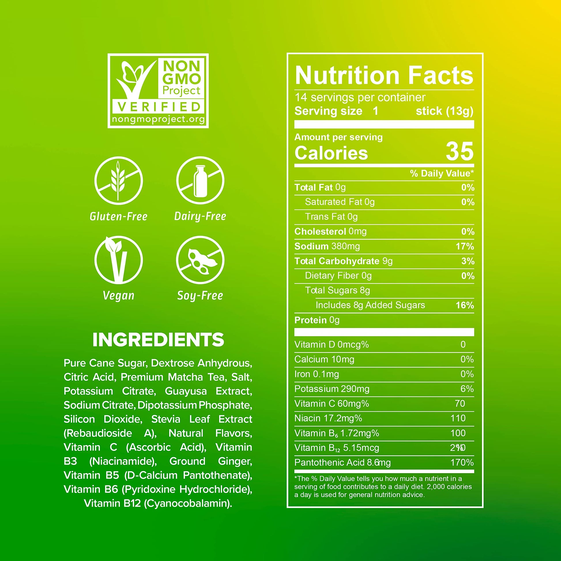 Liquid I.V. Hydration + Energy Multiplier - Lemon Ginger - Hydration Powder Packets Liquid I.V.Au supplements