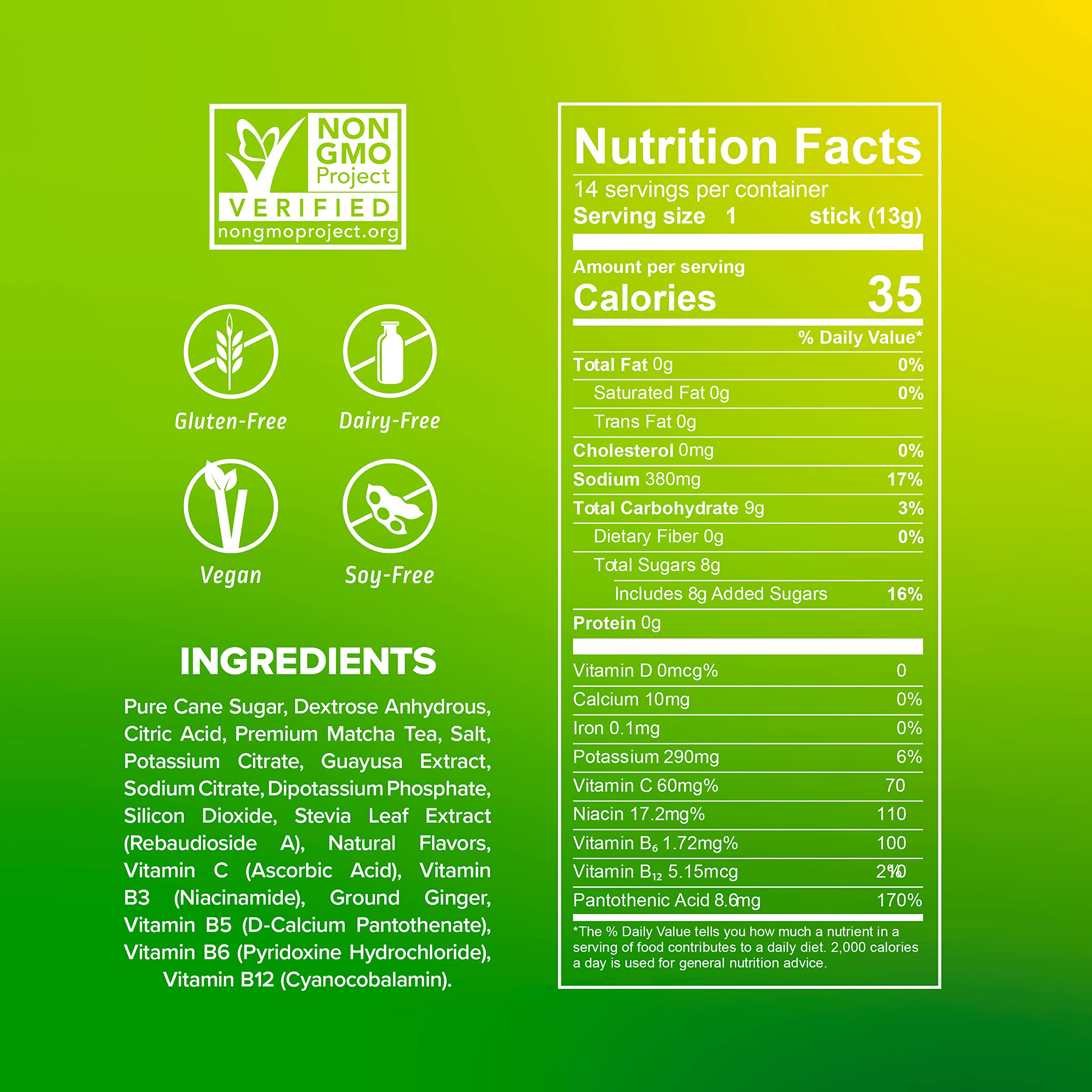 Liquid I.V. Hydration + Energy Multiplier - Lemon Ginger - Hydration Powder Packets Liquid I.V.Au supplements