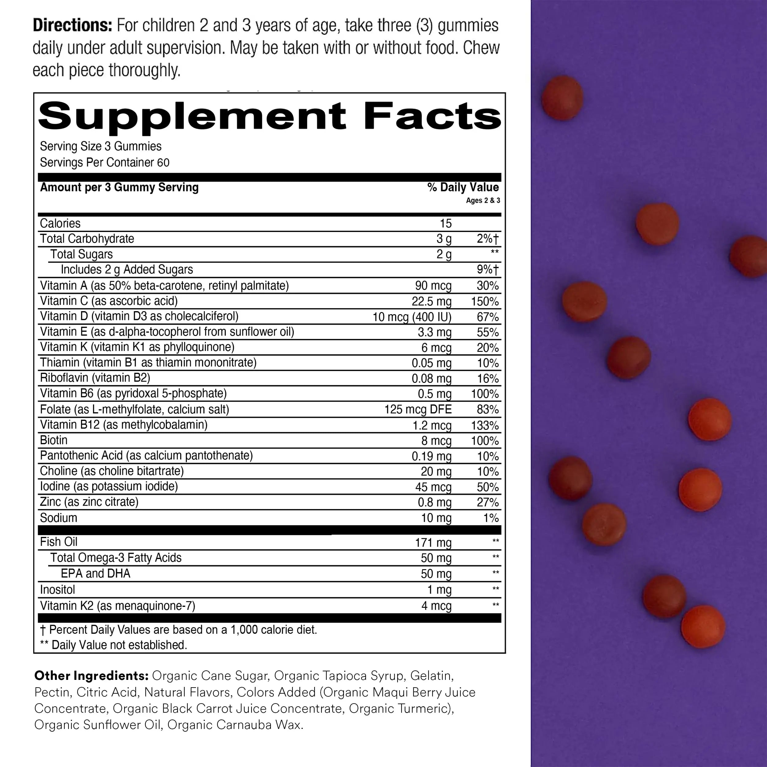 SmartyPants Toddler Multivitamin Gummies: Omega 3 Fish Oil (EPA/DHA), Vitamin D3, C, Vitamin B12, B6 & Women's Multivitamin Gummies: Omega 3 Fish Oil (EPA/DHA), Methylfolate, CoQ10, Vitamin D SmartyPantsAu supplements