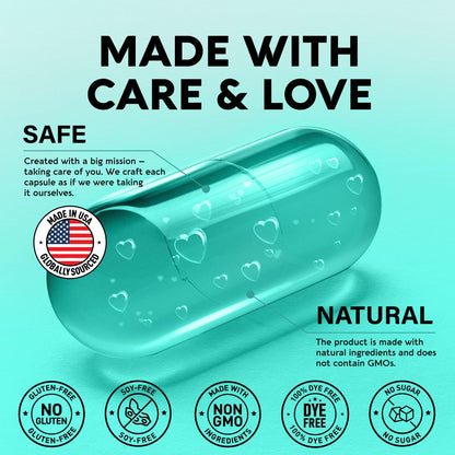 Irish Sea Moss Capsules - Made with Organic Sea Moss, Bladderwrack & Burdock Root - Made in USA - Advanced Superfood - Natural Multi Supplements Blend - Immunity & Energy Support - 90 Vegan Capsules NUTRAHARMONYUS supplements