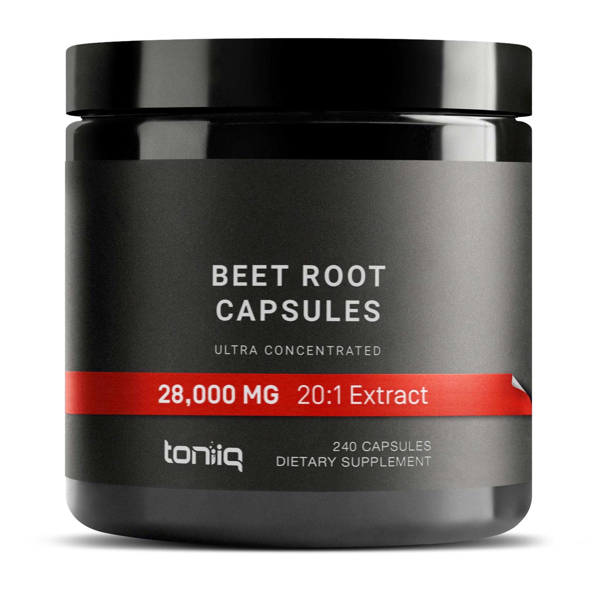 28,000mg 20x Concentrated Extract Beet Root Capsules - Natural Nitric Oxide Booster ToniiqUS supplements