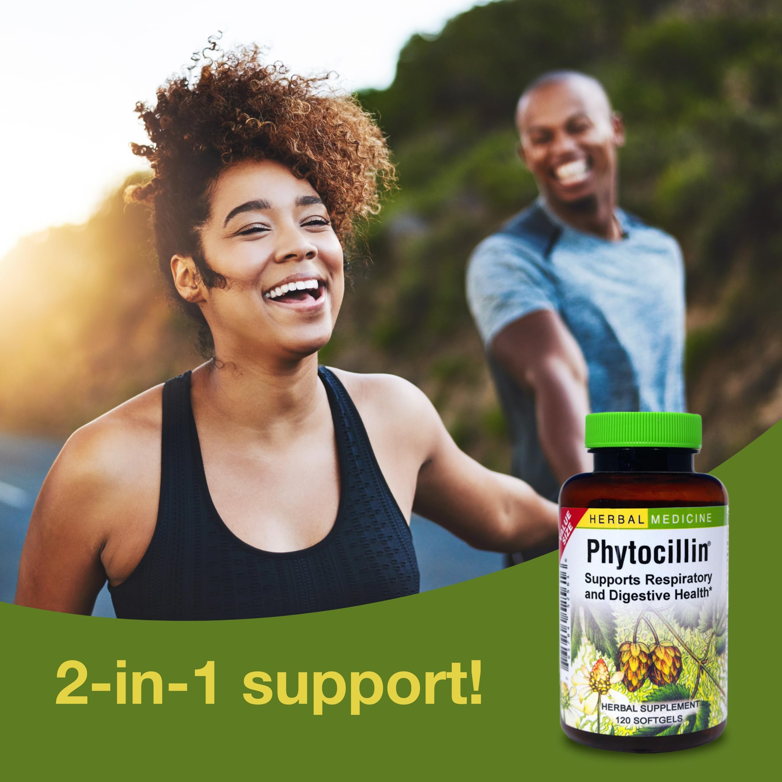 Herbs Etc. Phytocillin - Respiratory & Digestive Health Support Supplement - Herbal Formula to Support Digestion - Support Healthy Breathing - 120 Softgels (120 Servings) Herbs Etc.Au supplements