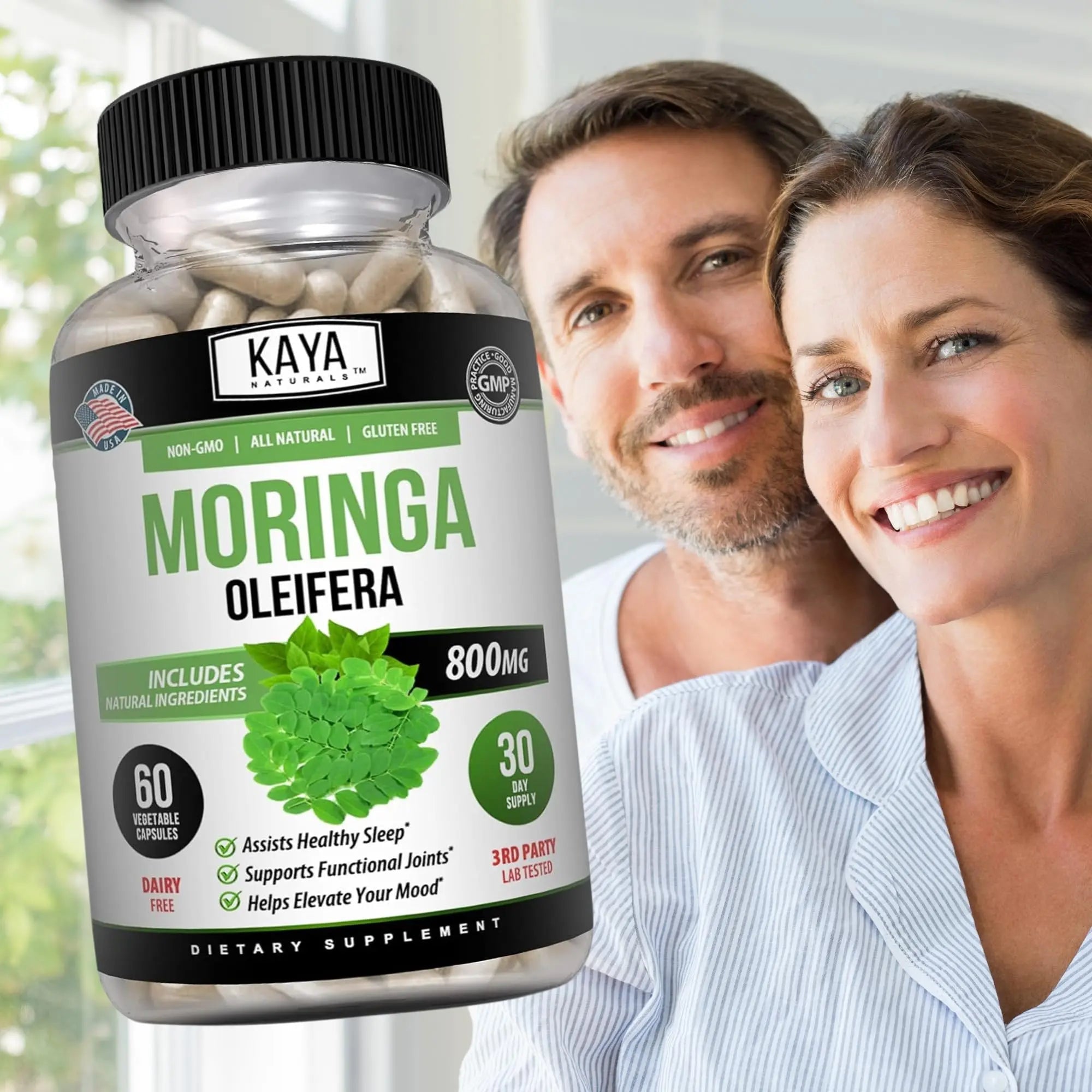 Kaya Naturals Moringa Leaf Extract - Complete Greens Superfood Supplement - Pure Miracle Tree Moringa - Boost Energy Naturally Kaya NaturalsAu supplements
