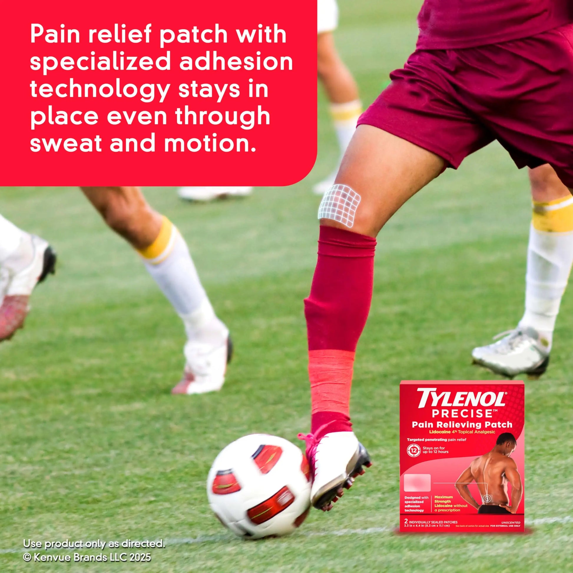 Tylenol Precise Pain Relieving Patches, Large Topical Analgesic Patches + Maximum OTC Strength Lidocaine Penetrates, Targeted Relief Ideal for Shoulder, Back & Knee Pain, Unscented, 4 ct TylenolAu supplements