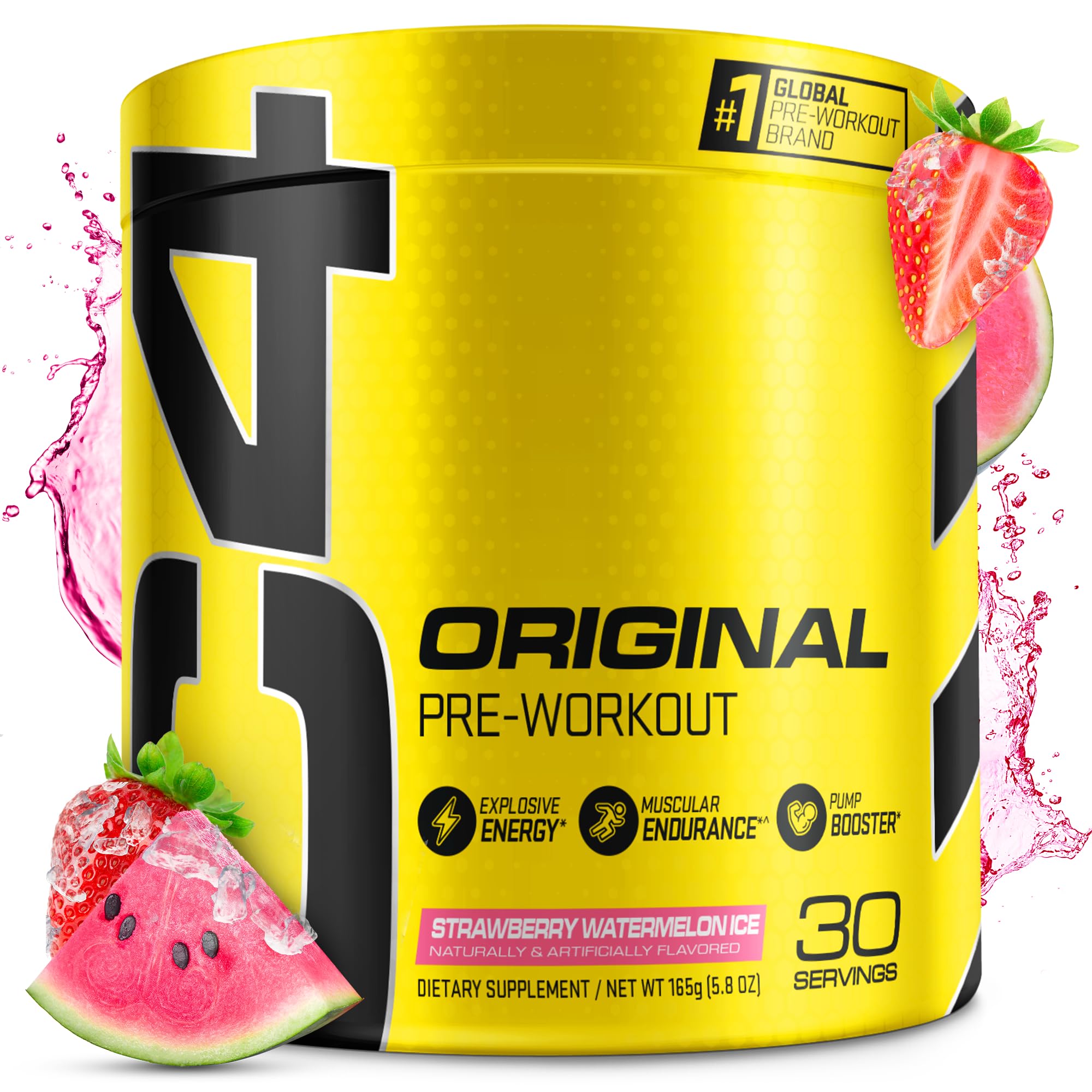 Cellucor C4 Original Pre Workout Powder Strawberry Watermelon Ice Sugar Free Preworkou CellucorUS supplements