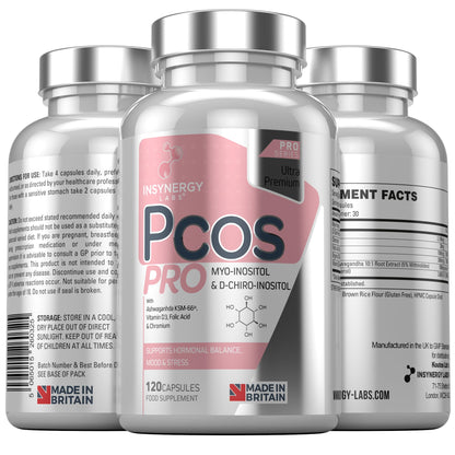 PCOS Pro - Ultra Premium Inositol PCOS Supplement (4X Extra Ingredients) Myo Inositol Insynergy LabsUS supplements