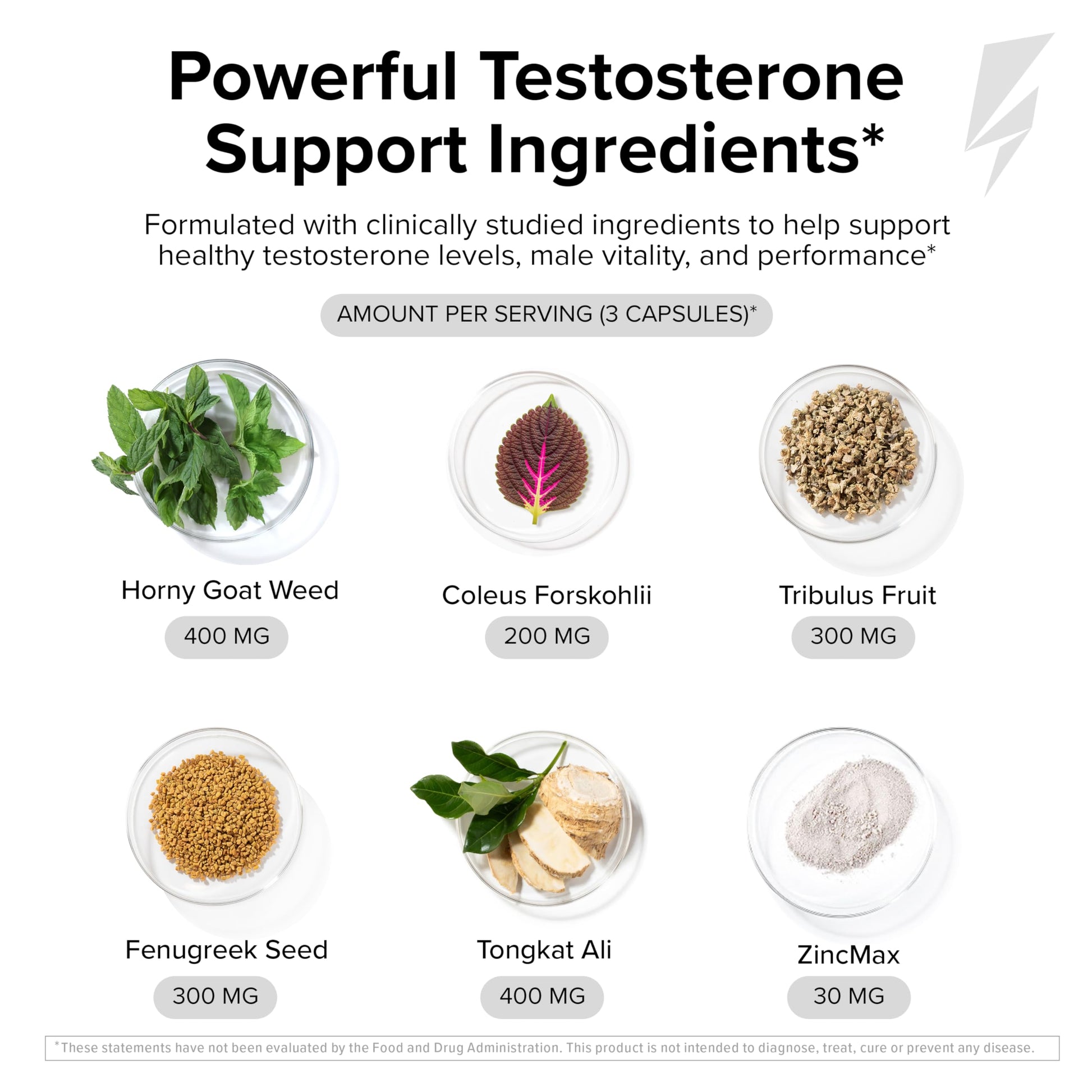 InnoSupps T-Drive Magnum Testosterone Booster Enhance Peak Performance Amplify Muscle Growth, Increase Libido & Energy Levels, Horny Goat Weed Tongkat Ali, Zinc, Fenugreek, Fat Burner 90 Caps/30 Days InnoSuppsAu supplements