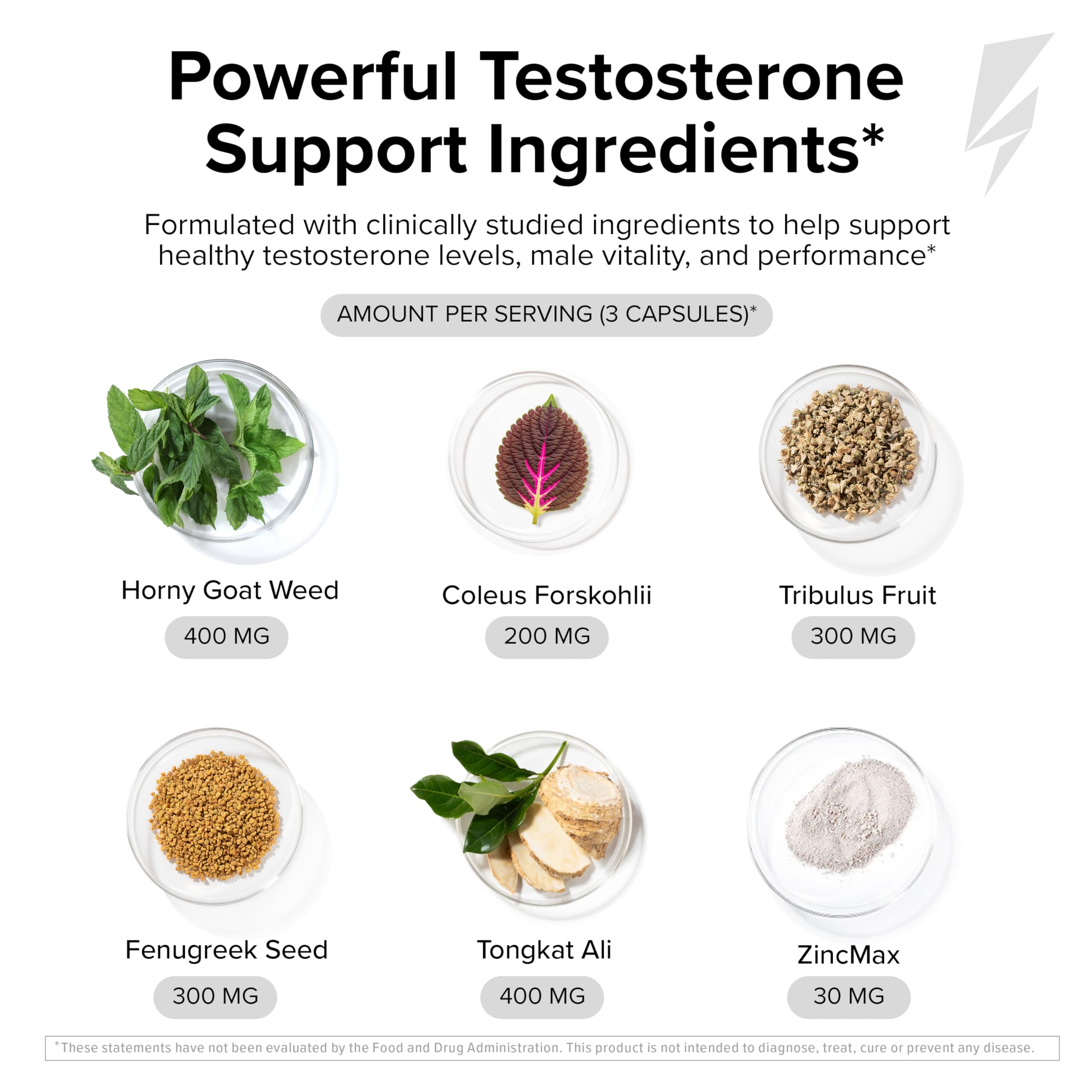 InnoSupps T-Drive Magnum Testosterone Booster Enhance Peak Performance Amplify Muscle Growth, Increase Libido & Energy Levels, Horny Goat Weed Tongkat Ali, Zinc, Fenugreek, Fat Burner 90 Caps/30 Days InnoSuppsAu supplements