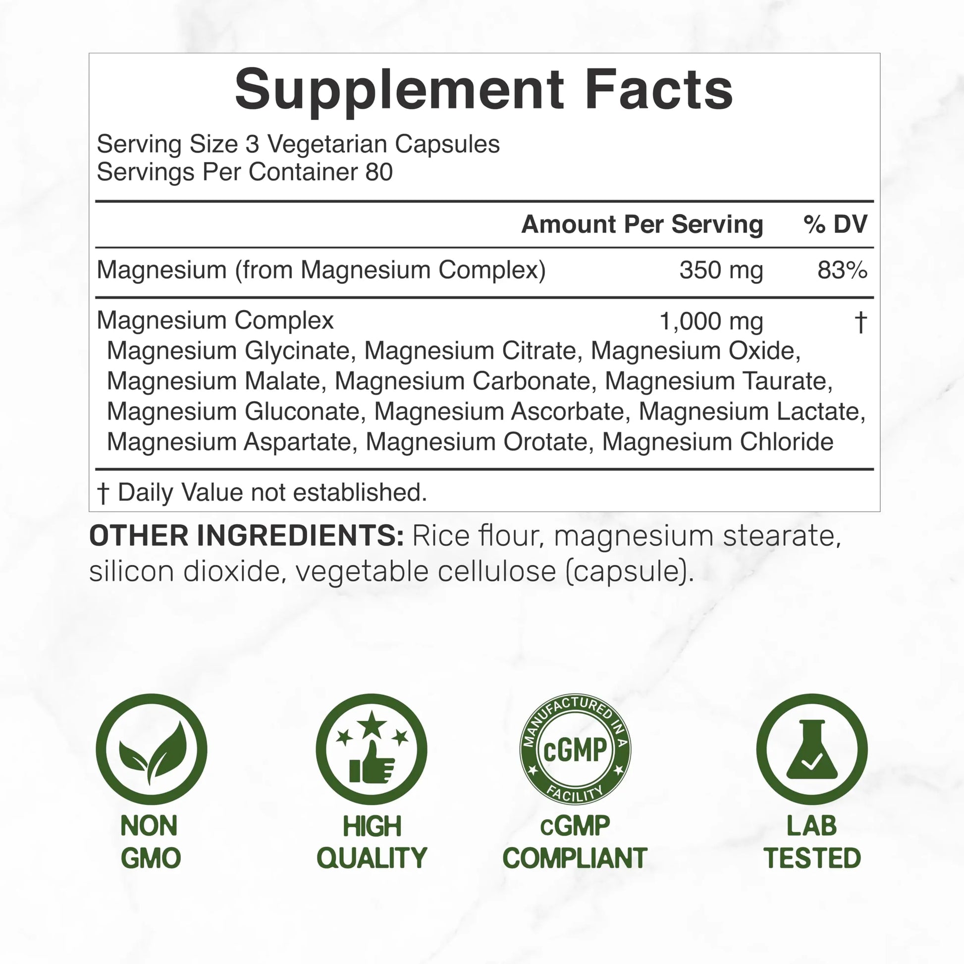 12‑in‑1 Magnesium Complex for Women 1,000 mg, 240 Vegetarian Capsules | Magnesium Glycinate, Citrate, Malate, Taurate, Orotate, Oxide & More | Chelated & Purified for Better Absorption DEAL SUPPLEMENTnz supplements