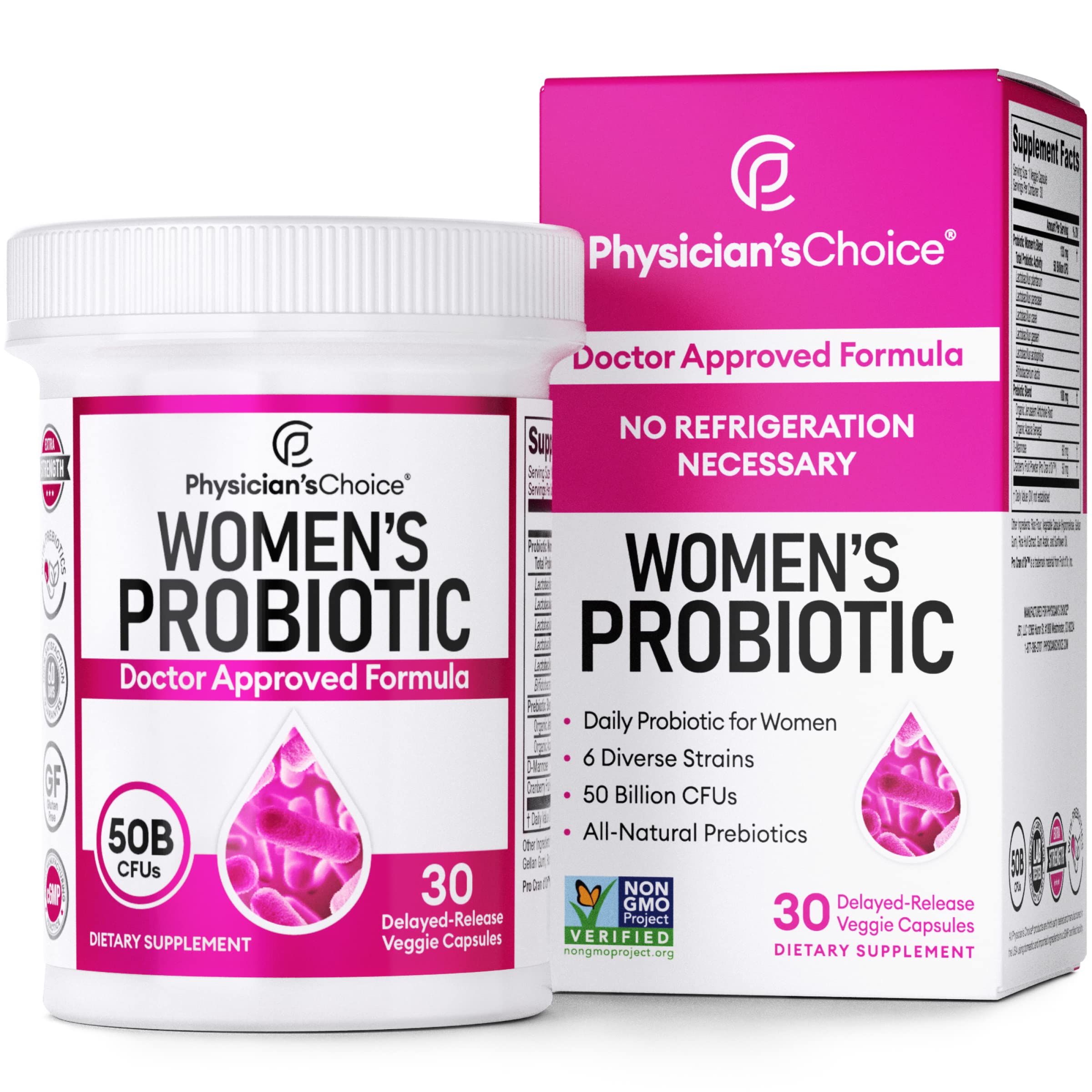 Physician's CHOICE Feminine Power Duo Bundle - Vaginal Probiotic + Womens Probiotic Physician's CHOICEAu supplements