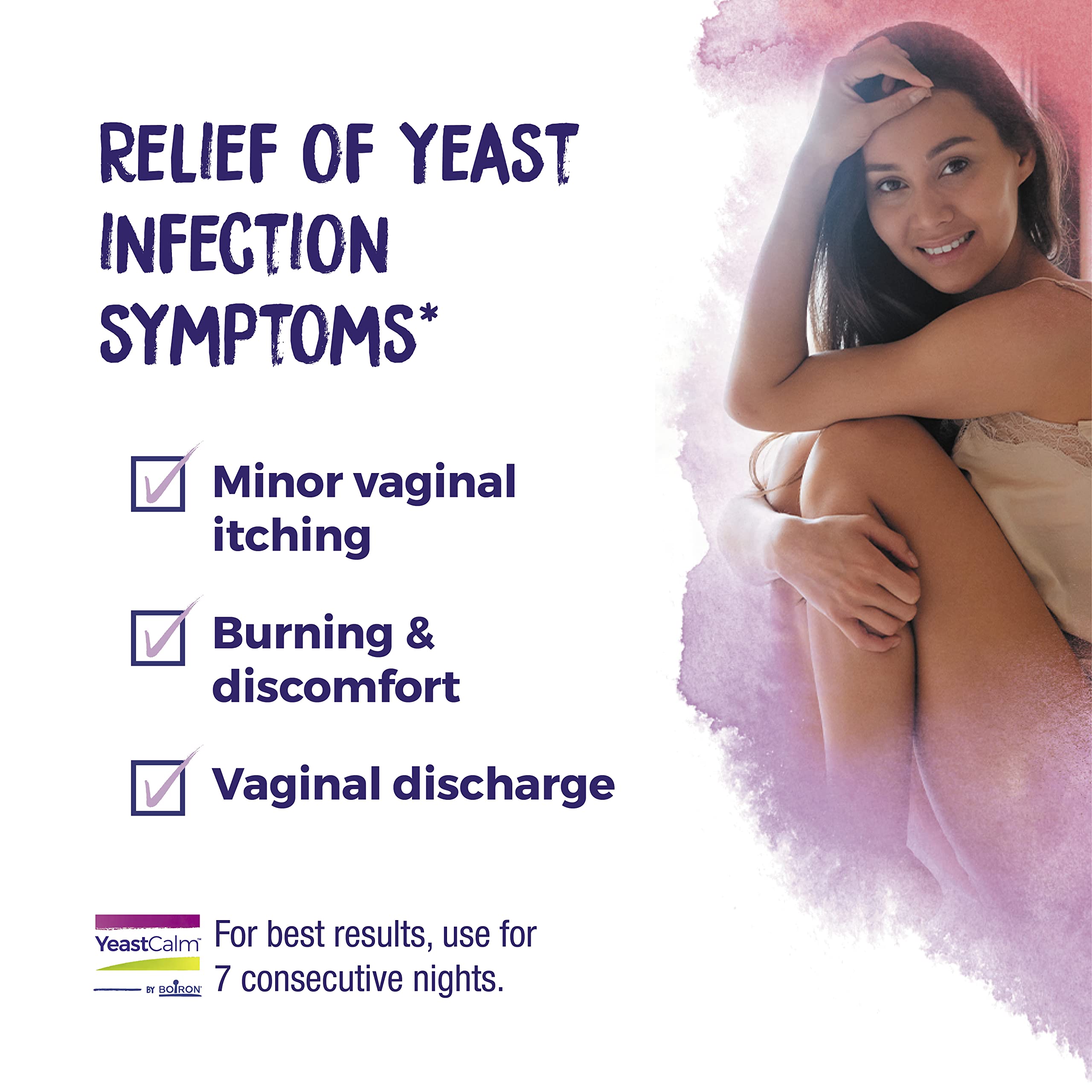 oiron YeastCalm Homeopathic Suppositories for Yeast Infections, Burning, Discharge BoironAu supplements